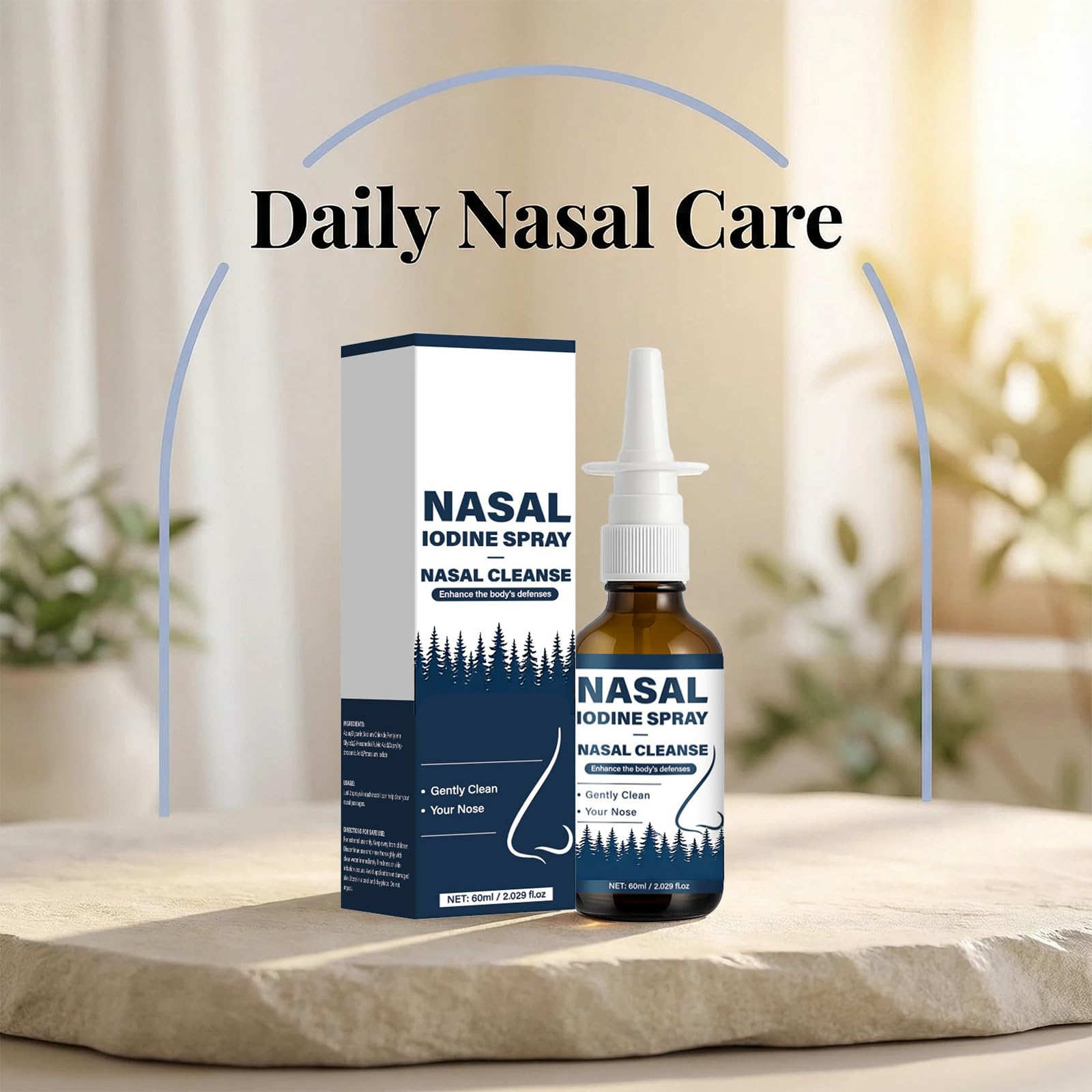 VIPUDA Nutramd Iodine Nasal Spray, Cleanses & Refreshes Your Nasal Passages, Iodine & Fulvic Acid Blend, 100% Natural Mineral Formula – 60 ml/2.029 fl.oz (1pc) VIPUDAAu supplements
