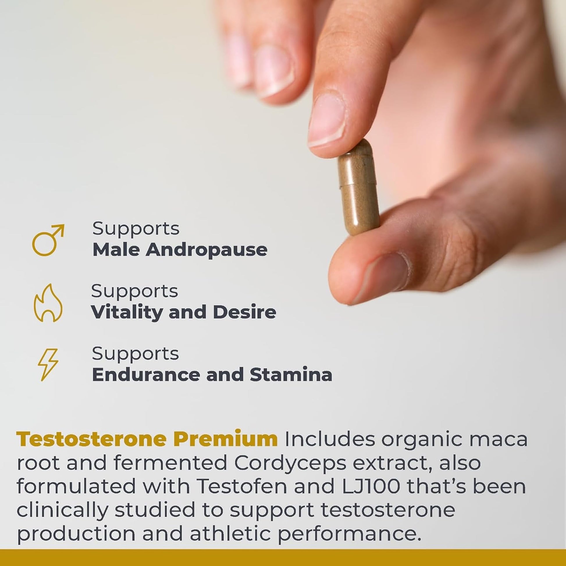 Premier Research Labs Testosterone Premium - Testosterone Supplement for Men, All Natural Testosterone Complex, Premier Labs Testosterone Support, Fenugreek, Cordyceps & Maca - 90 Vegetarian Capsules Premier Research Labs Au supplements
