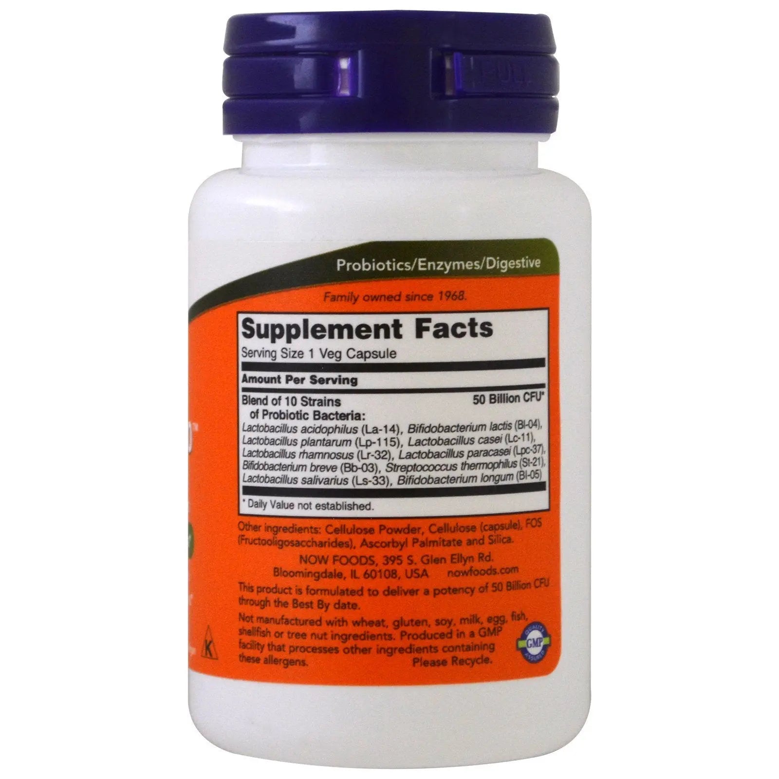 Probiotic10 50 Billion - Now Foods - 50 - VegCap -(Pack of 2) NOW Foods Au supplements