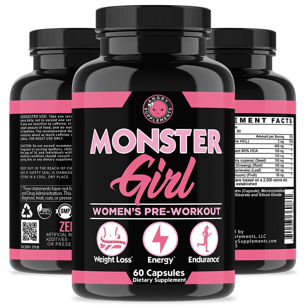Angry Supplements Monster Girl, Women’s Pre-Workout + Recovery, Apple Cider Vinegar Angry Supplements Au supplements