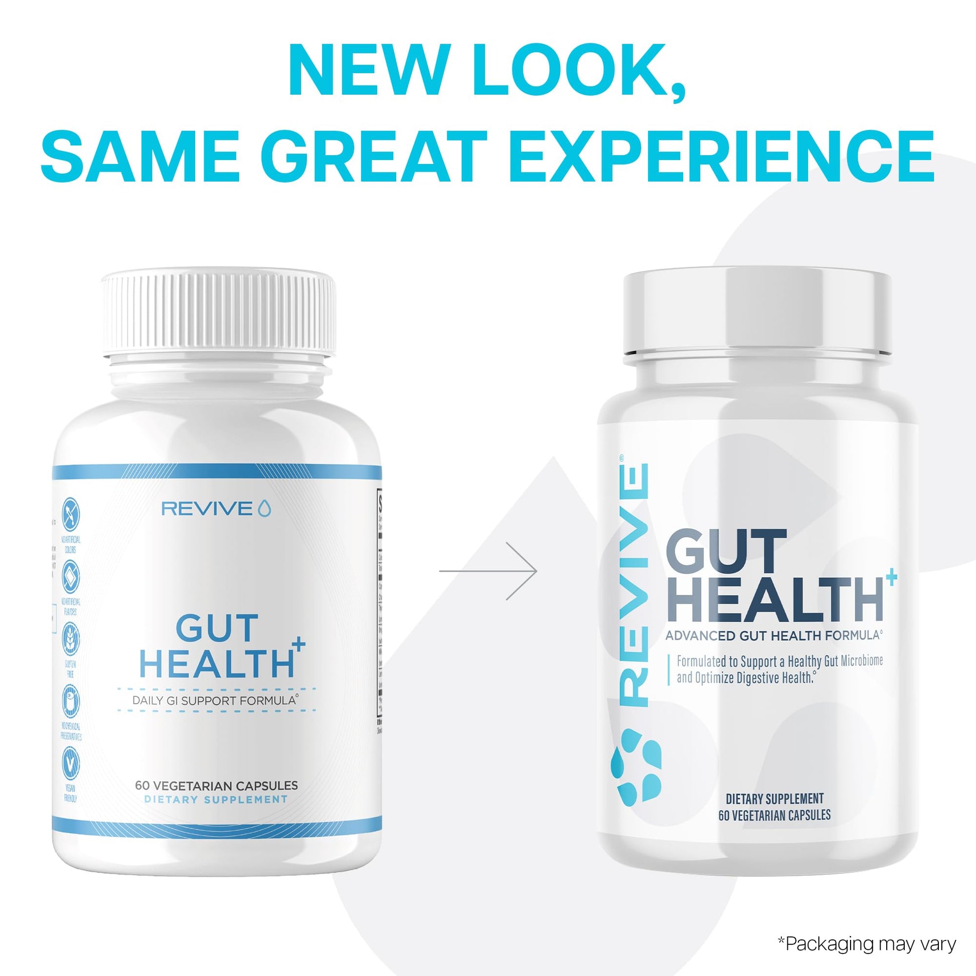 Revive MD Gut Health Supplements for Men & Women - Daily Gut Repair & Digestive Health Support Formula with Thyme, Oregano & Milk Thistle - Vegan-Friendly, Gluten-Free (60 Capsules, 30 Servings) Revive Au supplements