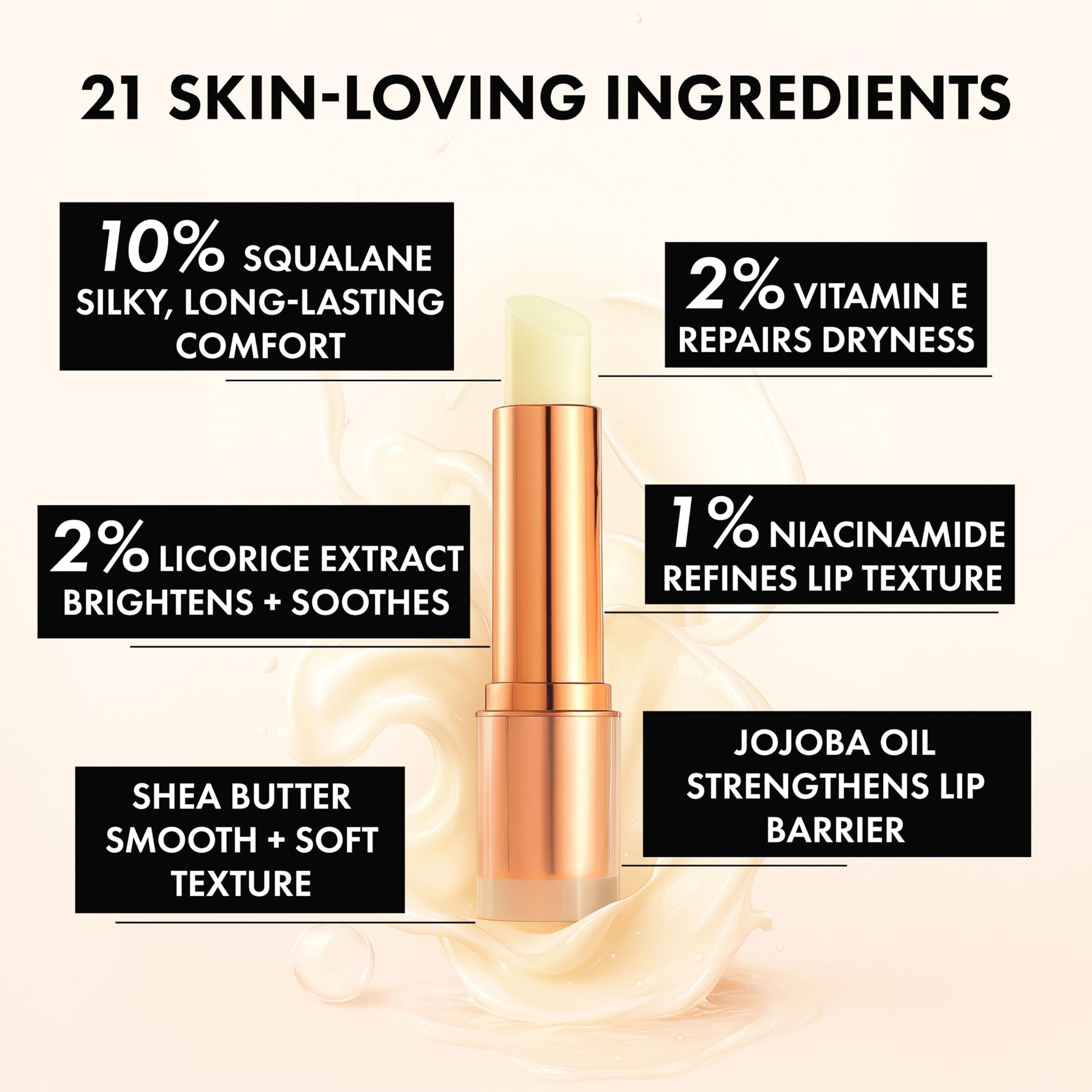 Clinexil Lip Balm – Hydrating Lip Repair with Cold-Pressed Oils, 10% Squalane, Vitamin E & Ceramides – Moisturizing Lip Butter for Dry Cracked Lips – Clean, Non-Toxic Lips Care for Women – 004 NT Clinexil Au supplements
