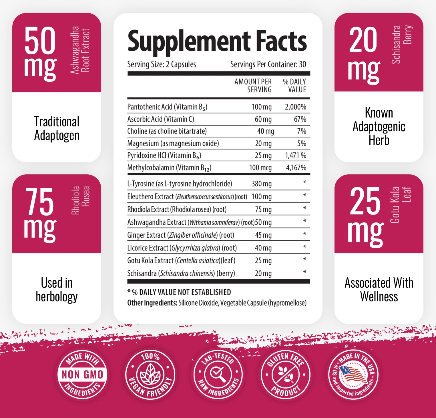 1 Body Adaptogen Complex with Ashwagandha 1 Body Au supplements
