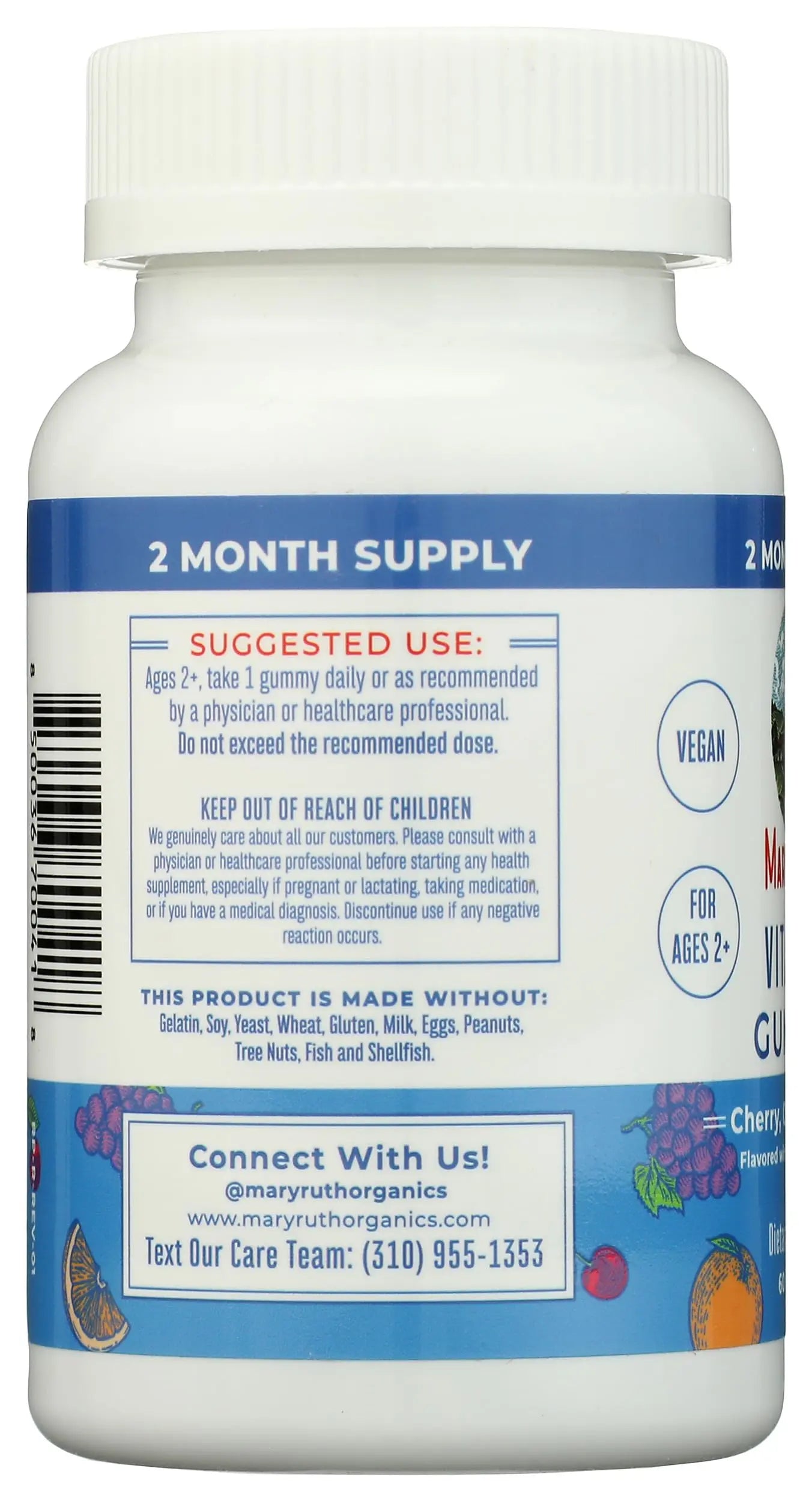 MaryRuth Organics Vitamin C Gummies | Supplement for Immune Support & Overall Health | Immune Support Supplement | Vitamin C for Adults & Kids | Vegan | Non-GMO | 60 Servings MARYRUTH'S Au supplements