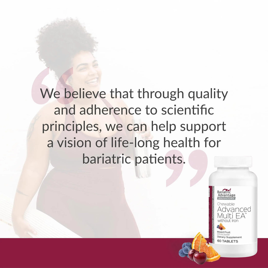 Bariatric Advantage Chewable Advanced Multi EA Without Iron - High Potency Daily Multivitamin - for Bariatric Surgery Patients Including Bariatric Advantage AU supplements
