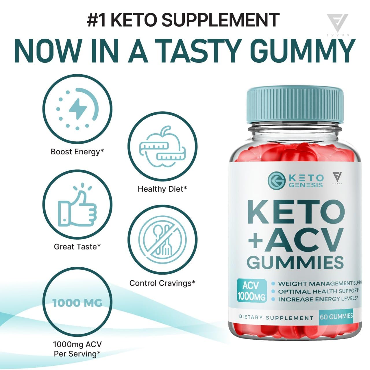 (2 Pack) Keto Genesis Keto ACV Gummies Advanced Weight Loss, Ketogenesis Keto Fyvus Au supplements