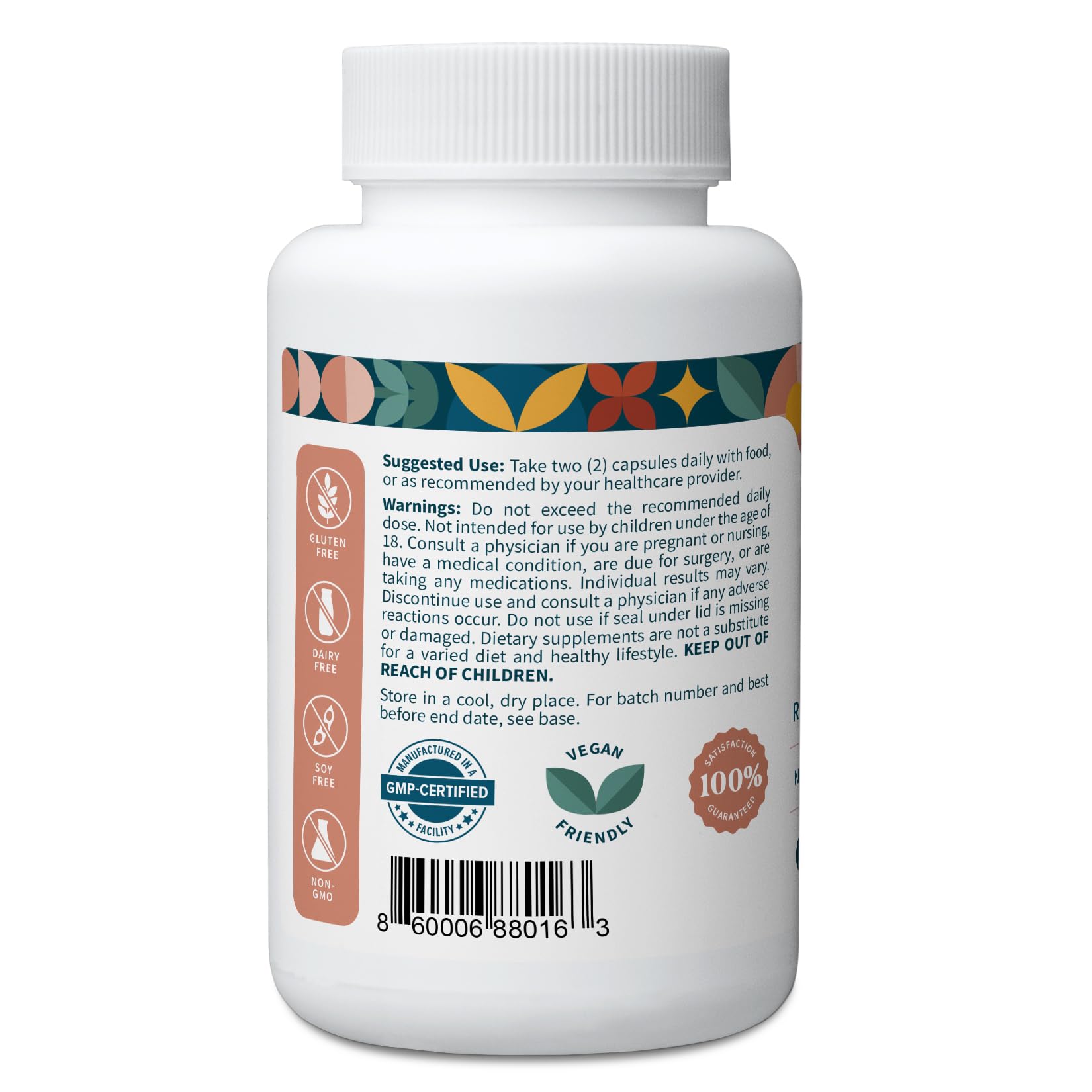 Pattern Wellness Maca Root Extract 20:1-500mg Per Serving – for Men & Women – Tri-Color Black/Red/Yellow Blend – 60 Vegan, Non-GMO Capsules Pattern Wellness Au supplements