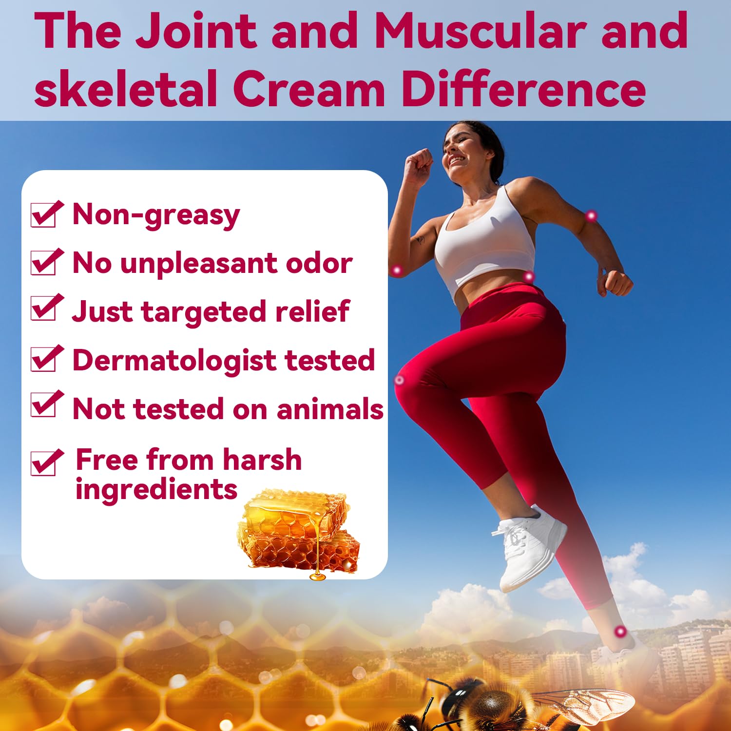 EOIK Zealand Bee Venom Professional Serum Care Cream,Muscle & Bone Relief - roll-on applies Easily- Fast-Acting Soothing Effective Relief for Back, Neck, Hand, Foot, Knee, Muscle, Shoulder, Hip EOIK Au supplements