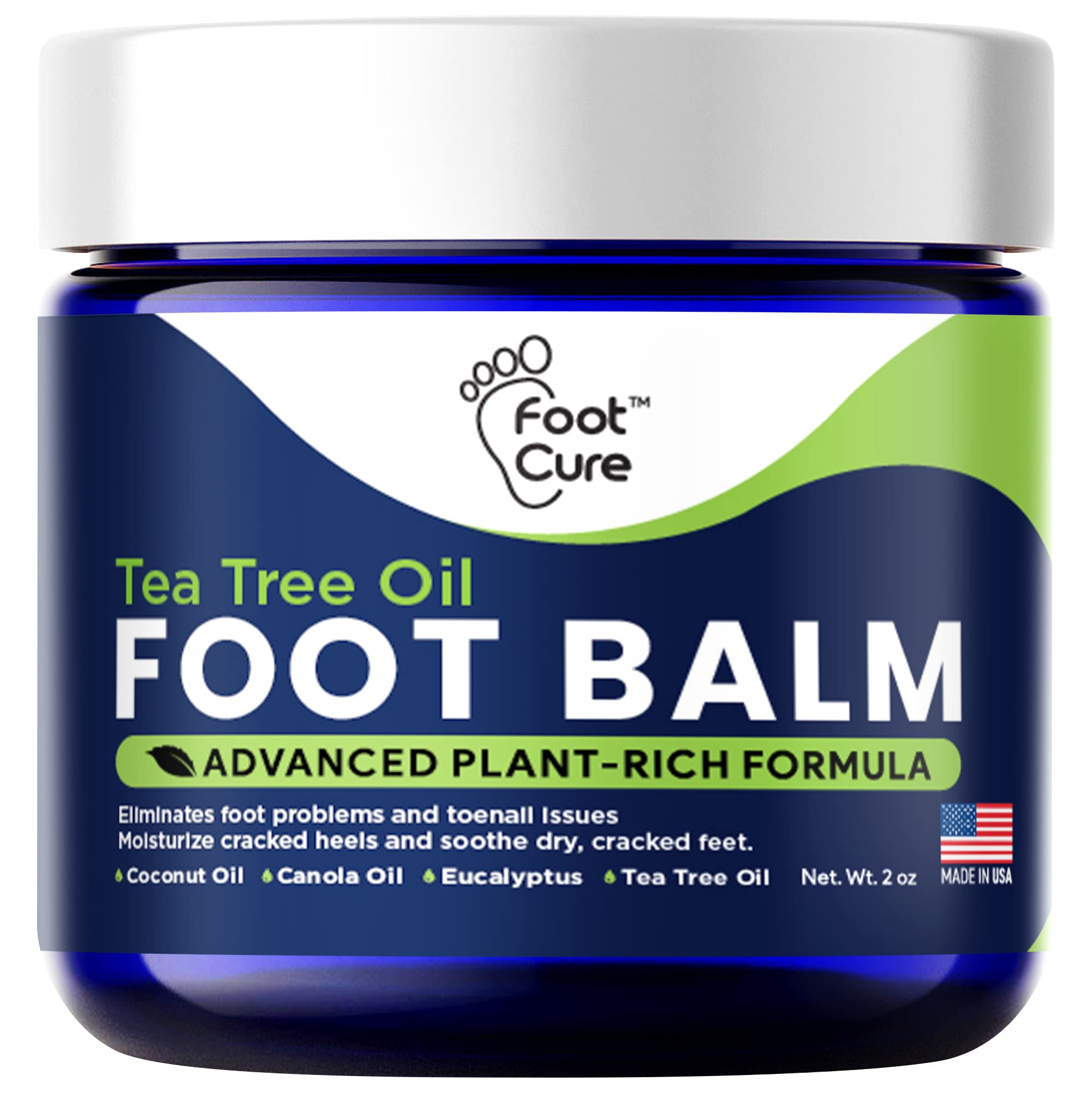 Tea Tree Oil Foot Balm/ Moisturizer For Dry Cracked Feet - Instantly Hydrates & Soothes FOOT CURE Au supplements