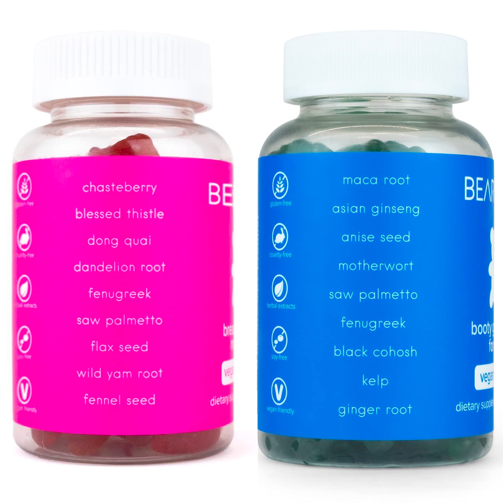 BEARVANA Gummies Combo Pack - Chest and Bum Gummies - Workout Aid - Women’s BEARVANA Au supplements