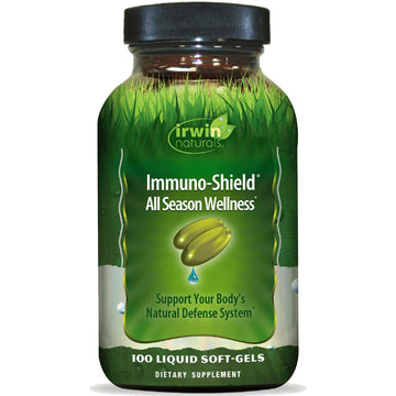 Irwin Naturals Immuno-Shield All Season Wellness - Promote Body's Natural Defense System - Powerful Antioxidants and Immune Support Supplement for Men and Women - 100 Liquid Soft-Gels Irwin Naturals Au supplements