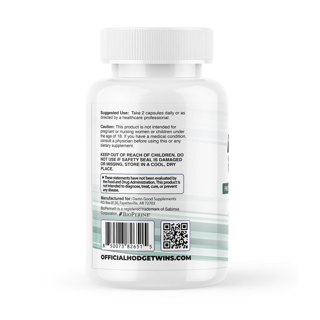 DAMN GOOD The Hodge Twins Prostate Guard - 90 Capsules Guard Vitality Complex – Comfort Blend for Nighttime Routine, Restful Rhythm - Men's Supplements for Health Supports Relaxation DAMN GOOD Au supplements