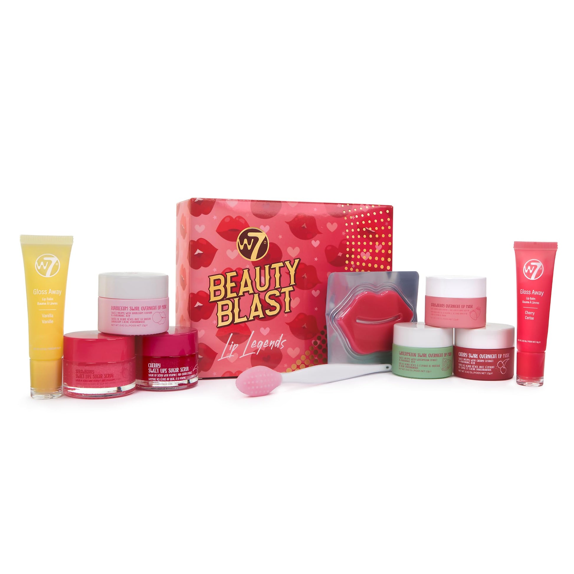 W7 Beauty Blast Lip Legends Sweet Dreams Lip Care Set - Lip Masks, Scrubs, Balms and More – Exclusive W7 Sweet Dreams Flavors Included W7 Au supplements