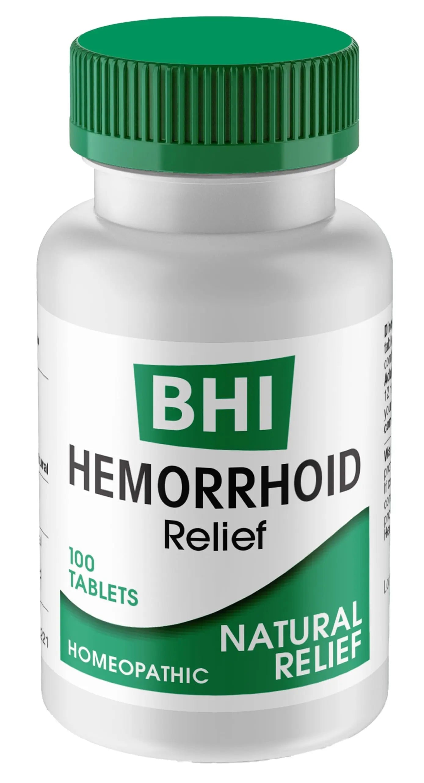 MediNatura BHI Hemorrhoid Relief - Natural Hemorrhoid Treatment for Relieving Rectal Itching - Daily Support - Chewable & Easy-to-Use Tablets - Plant-Based - 100 Count MediNatura Au supplements