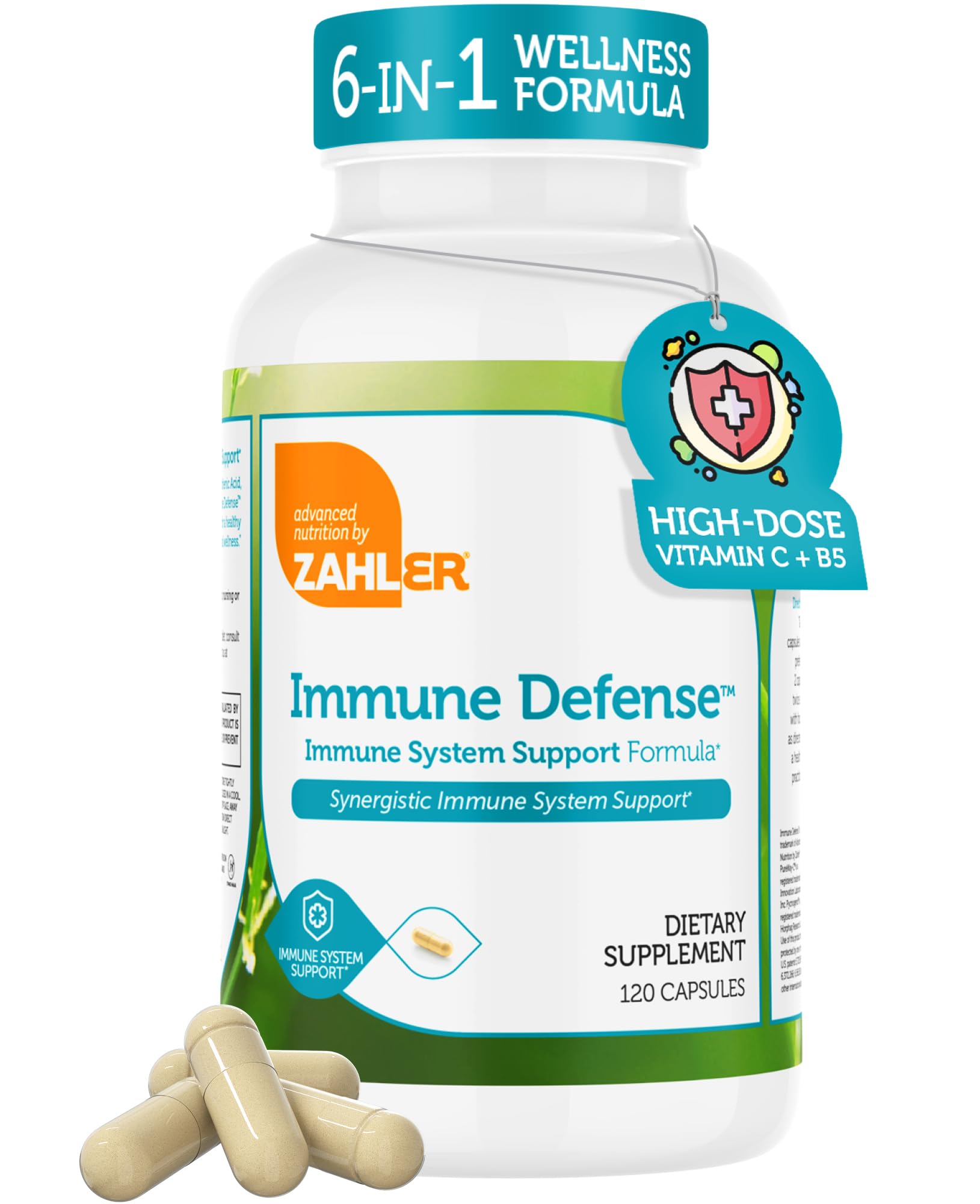 Zahler Immune Defense, Immune System Support, Certified Kosher, 120 Capsules Zahler Au supplements