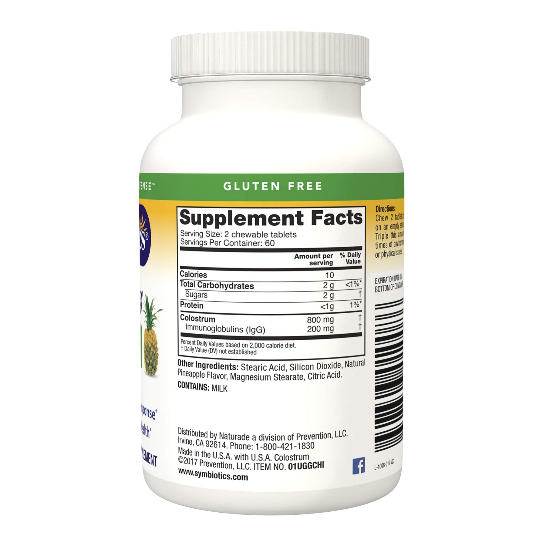 Symbiotics Immunity Support Colostrum Plus Chewables (Pineapple) Symbiotics Au supplements