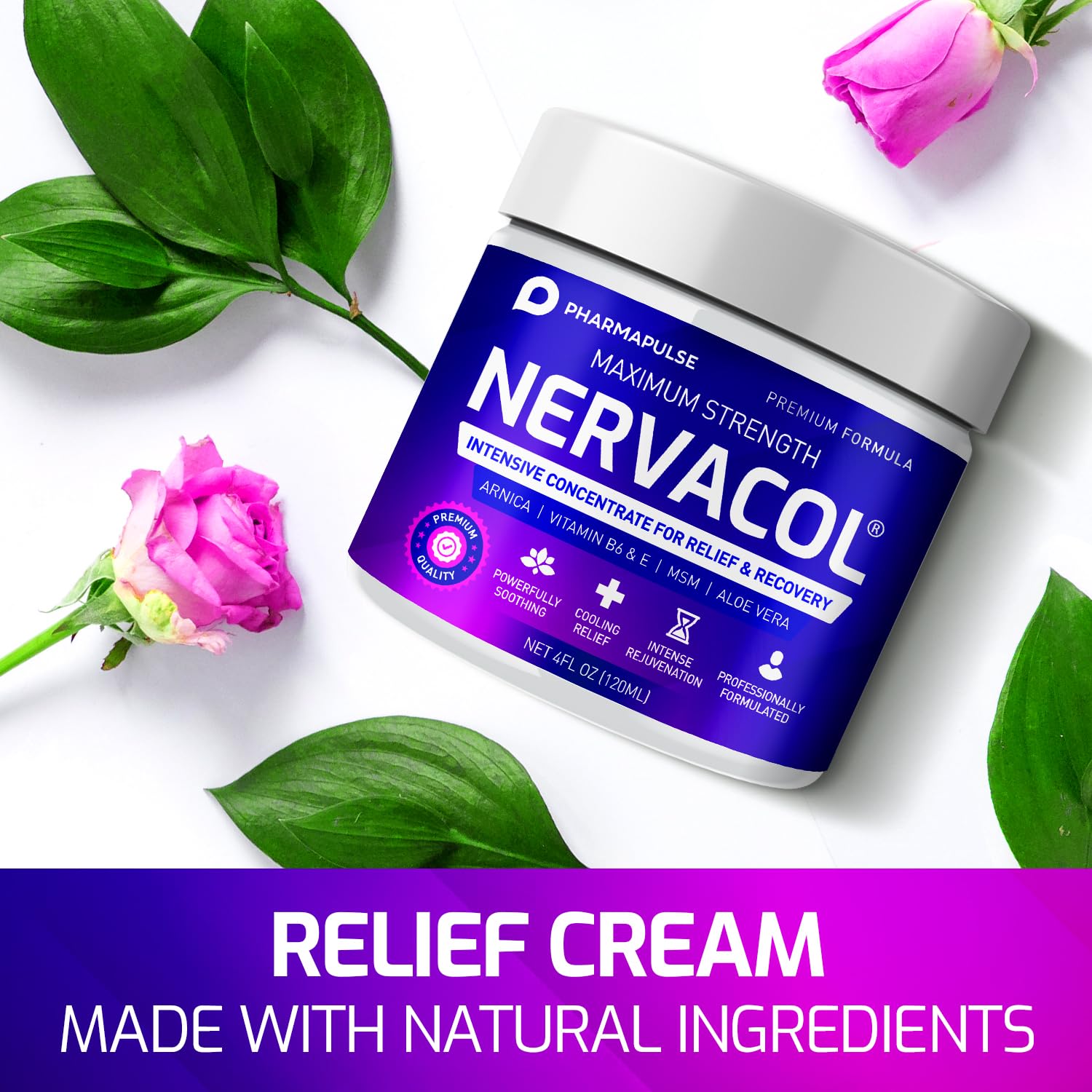 Neuropathy Nerve Therapy & Relief Cream - Maximum Strength Relief Cream for Foot Pharmapulse Au supplements