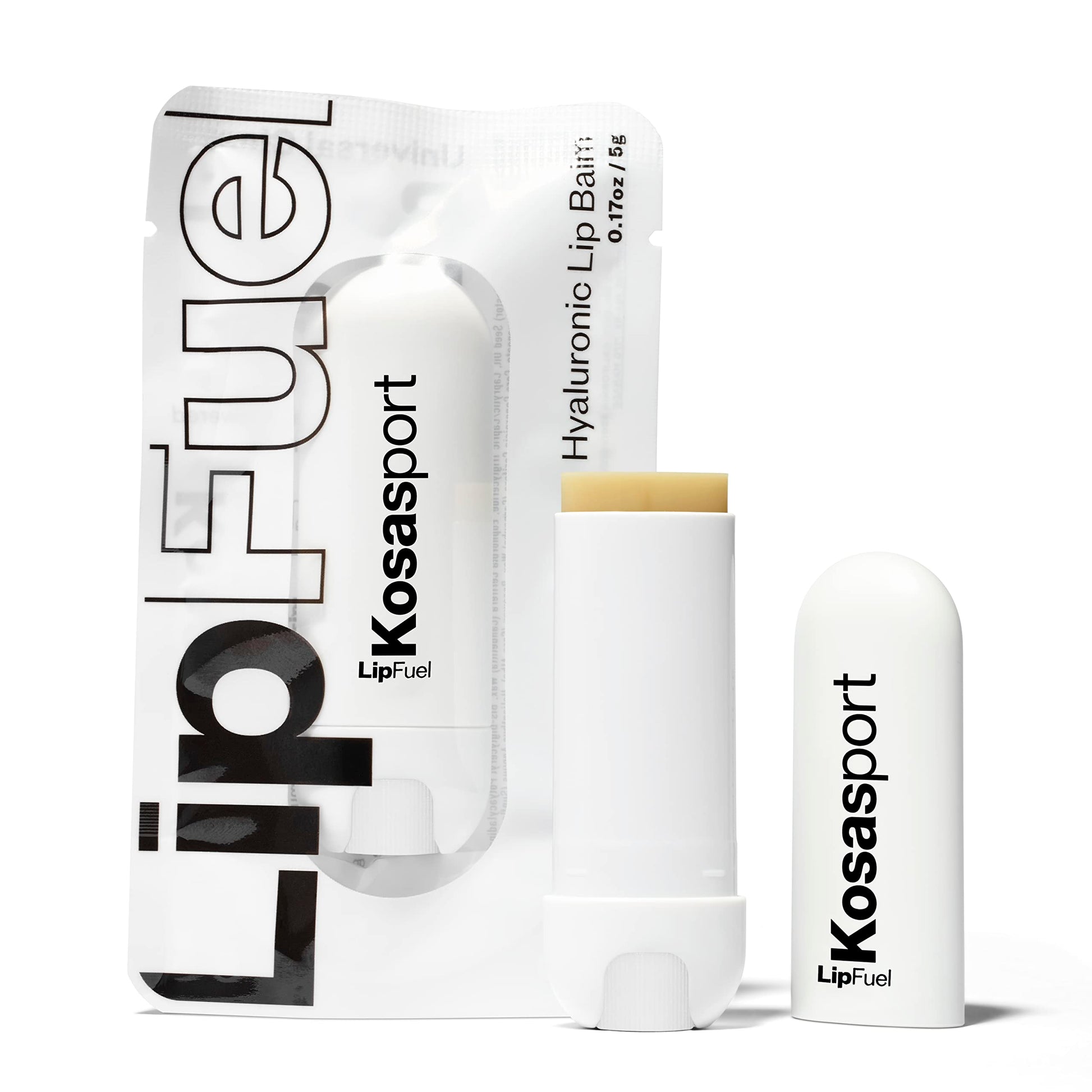 Kosas Lipfuel Hyaluronic Active Sport Lip Balm - Hydrates, Energizes and Protects - Natural Lip Treatment and Care (Baseline) Kosas Au supplements