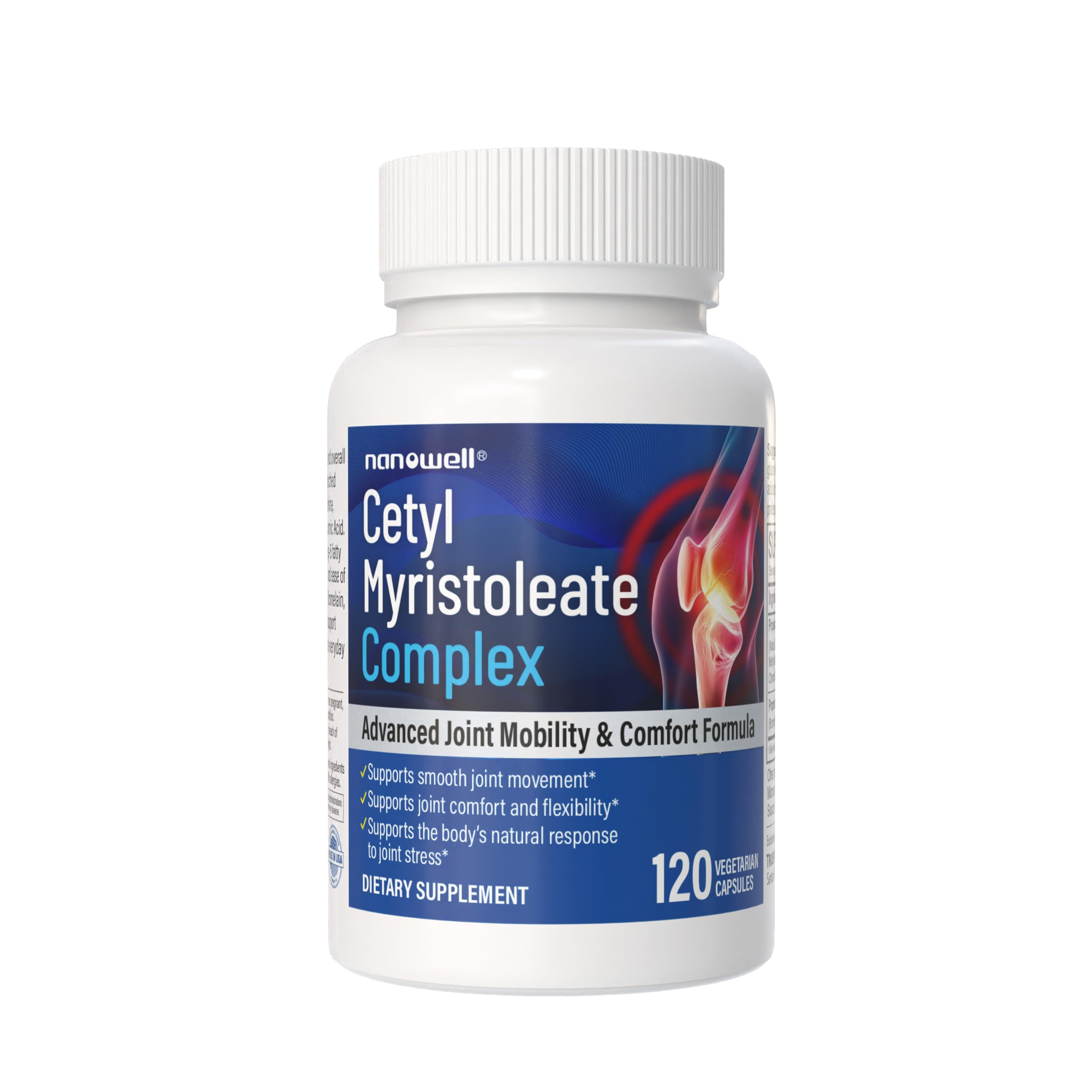 Cetyl Myristoleate Complex, CMO Advanced Joint Mobility & Comfort Formula 120 Capsules NANOWELL Au supplements