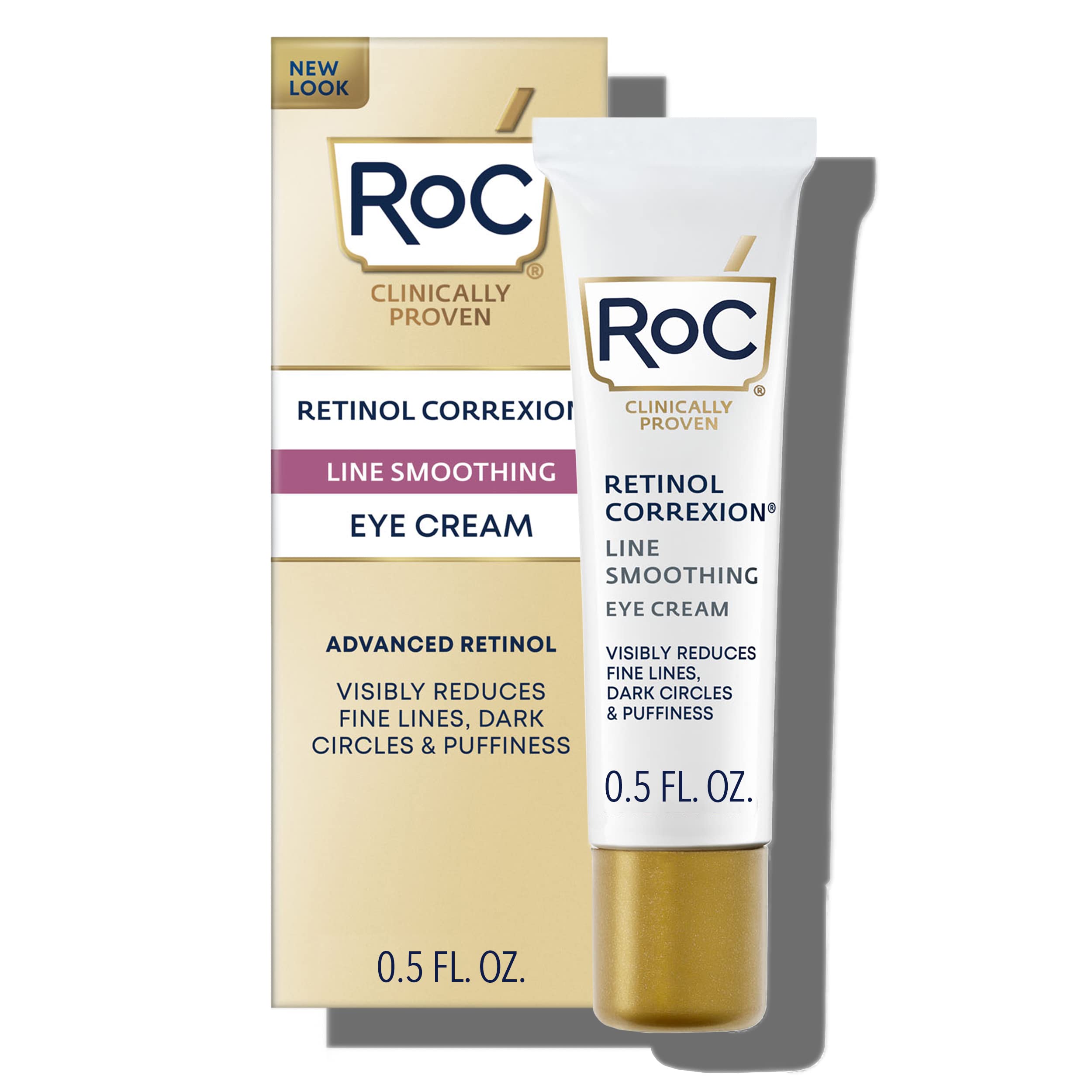 RoC Retinol Correxion Under Eye Cream for Dark Circles & Puffiness, Daily Wrinkle RoC Au supplements