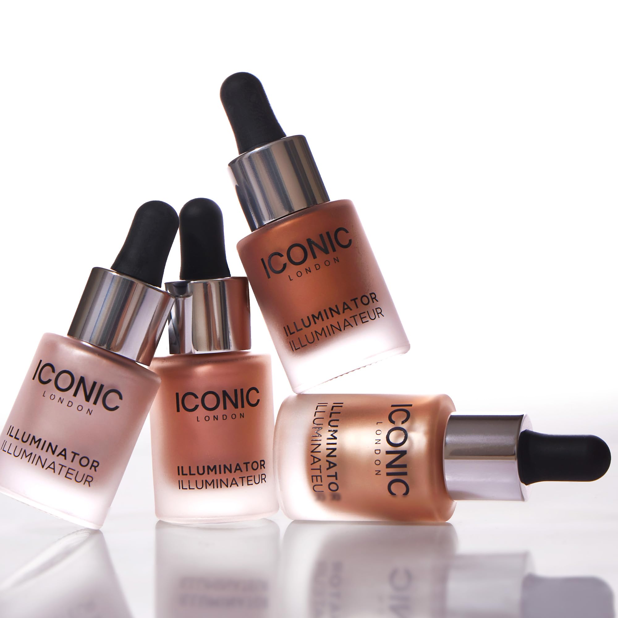 ICONIC LONDON Illuminator - Liquid Highlighting Drops for a Radiant Glow, Cruelty-Free, Vegan Makeup, Shine (Pink Pearl) 0.45 Fl oz ICONIC LONDON Au supplements