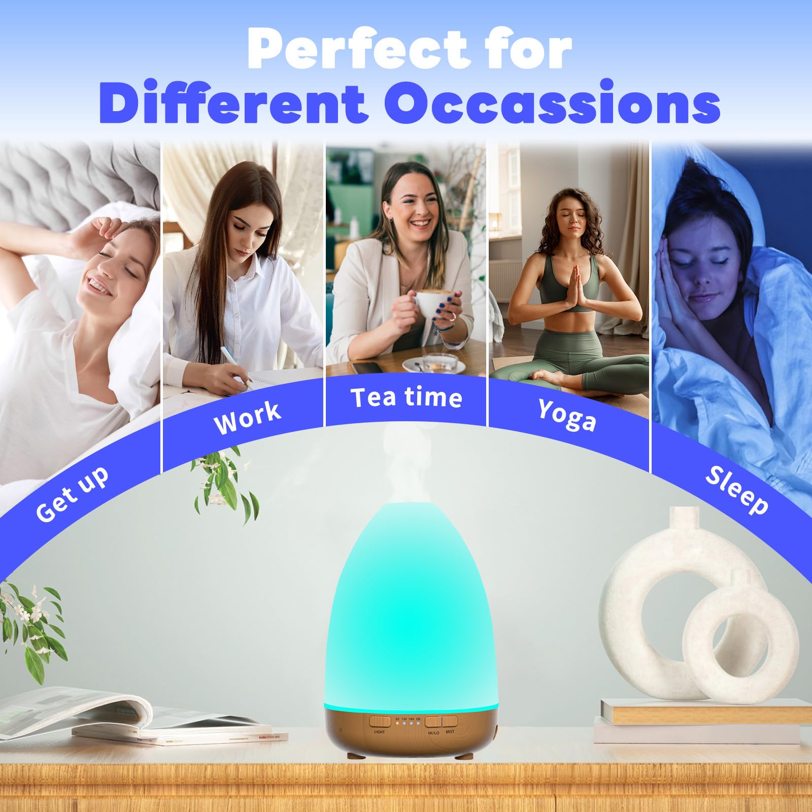 200ml Essential Oil Diffuser, Aromatherapy Diffuser,Enhanced Essential Oil Diffuser, Cool Mist Humidifier Lovegerger Au supplements
