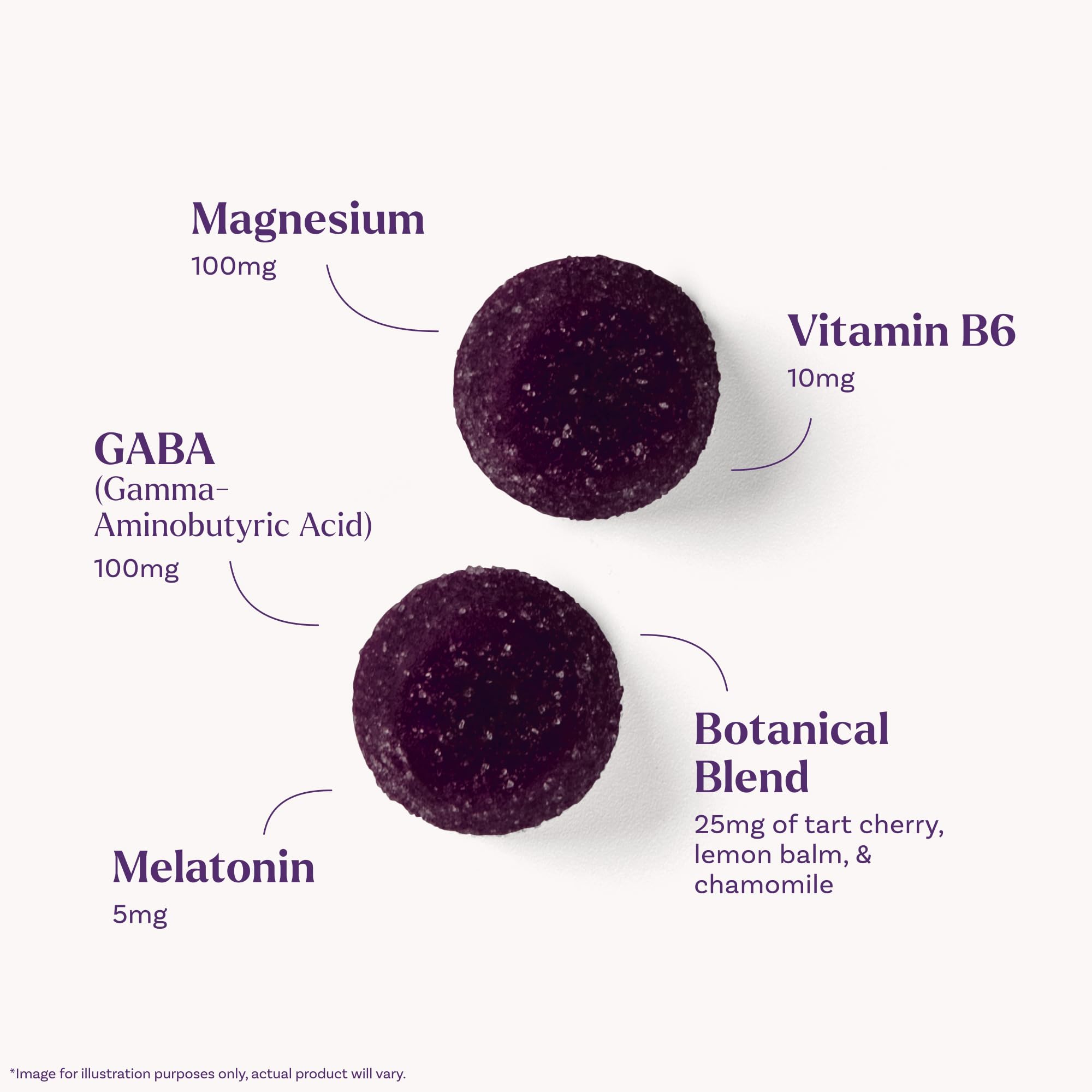 Natrol Sleep + Restore Magnesium Glycinate Blend Gummies with Melatonin 5mg - Calm Magnesium with GABA, Botanical Blend, Cherry Flavor, 60 Gummies Natrol Au supplements