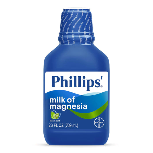 Phillips' Fresh Mint Milk of Magnesia Liquid,26 Fl Oz (Pack of 2) Phillips'AU supplements
