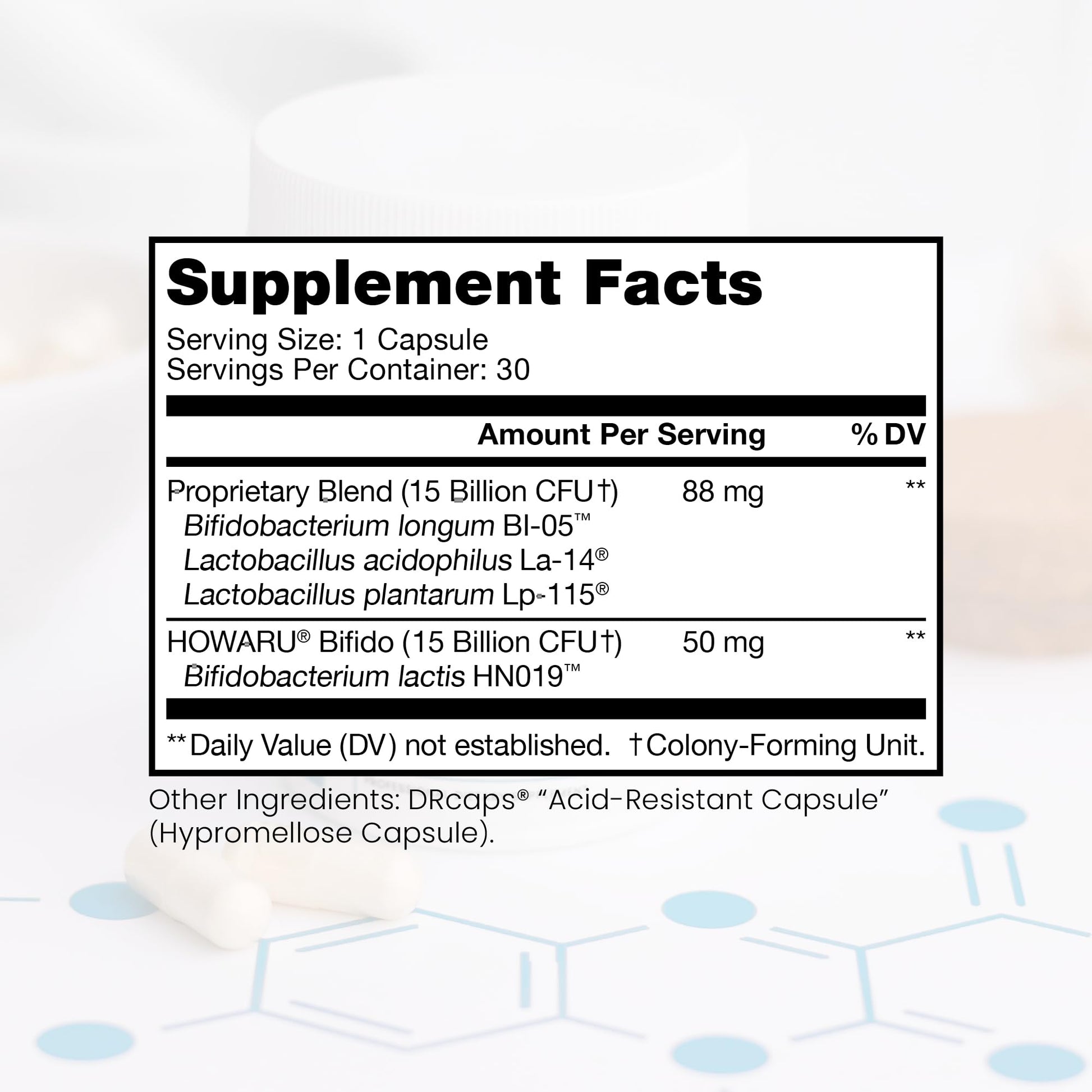 Pure Therapro Rx Power Probiotic Daily - 30 Acid-Resistant Capsules | 4 Proven Strains - 30 Billion CFU/Capsule | Patented Activ-Vial Desiccant Bottle to Ensure Freshness | NO Refrigeration Required Pure Therapro Rx Au supplements