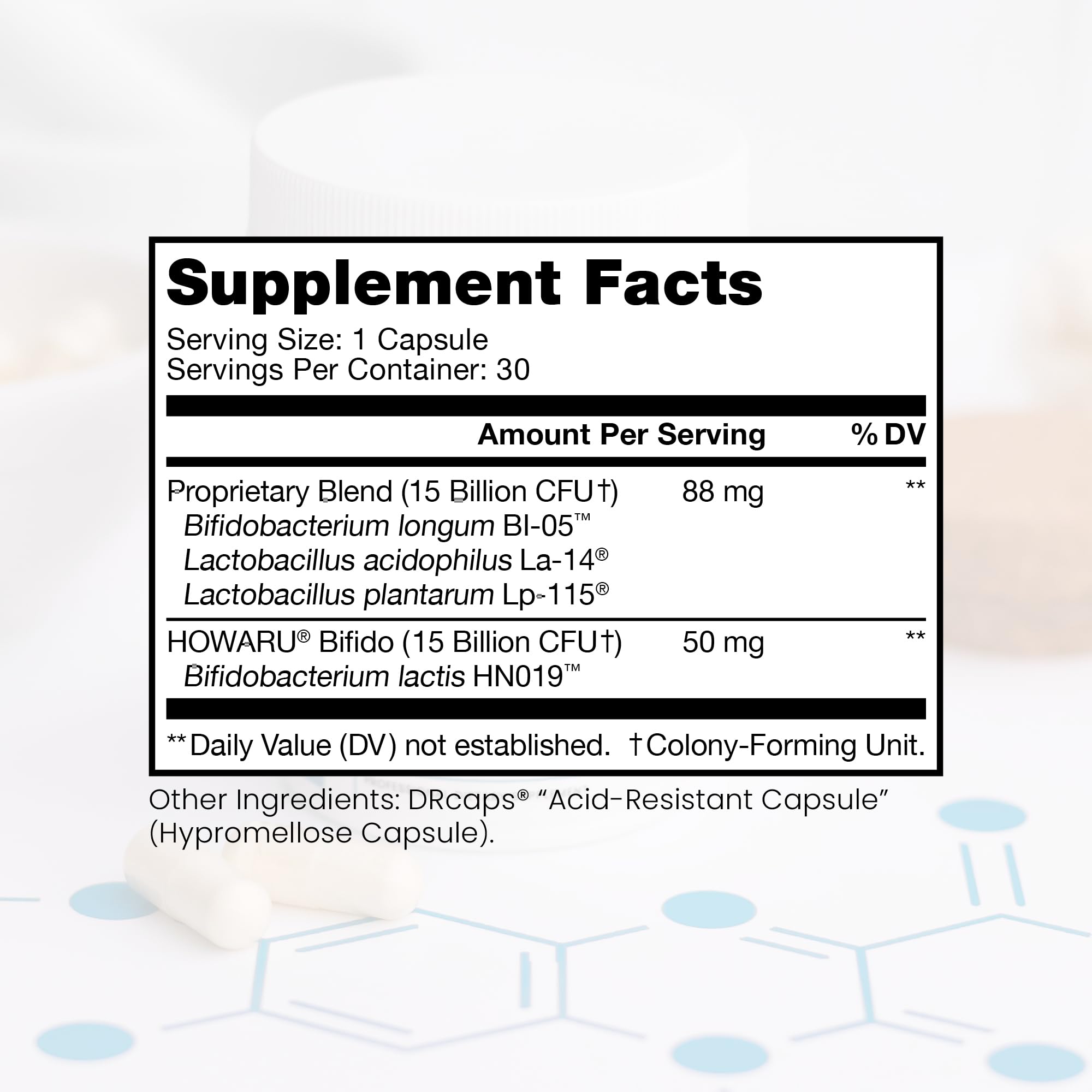 Pure Therapro Rx Power Probiotic Daily - 30 Acid-Resistant Capsules | 4 Proven Strains - 30 Billion CFU/Capsule | Patented Activ-Vial Desiccant Bottle to Ensure Freshness | NO Refrigeration Required Pure Therapro Rx Au supplements