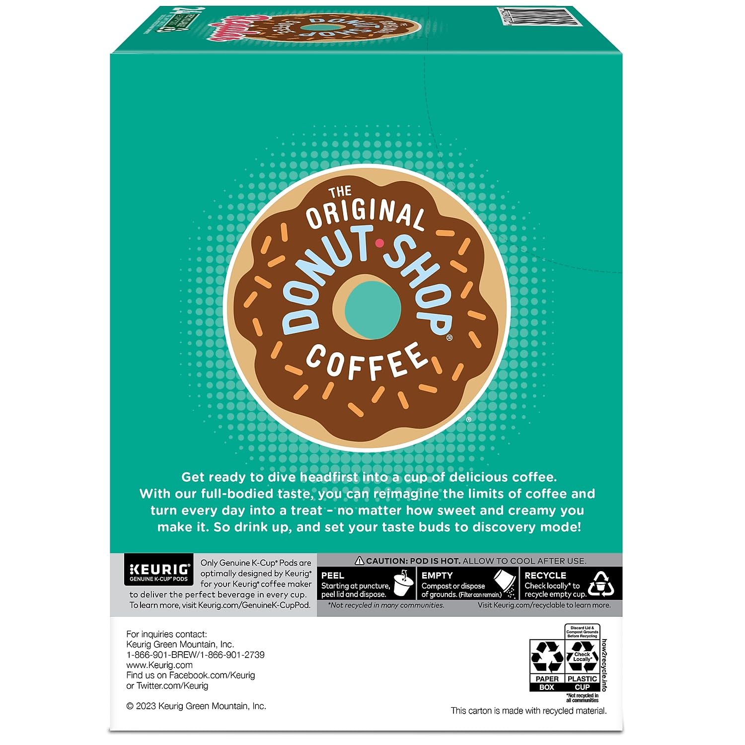 The Original Donut Shop Regular Keurig Single-Serve K-Cup Pods, Medium Roast Coffee The Original Donut Shop Au supplements