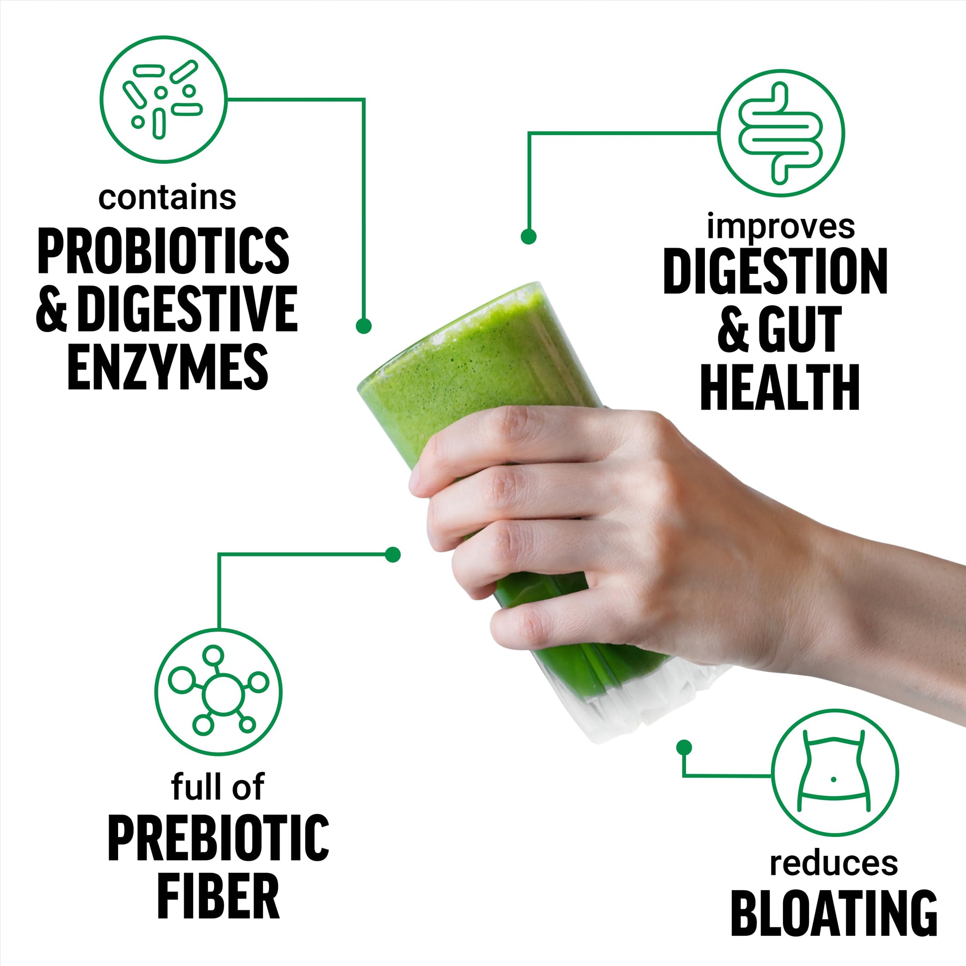 Force Factor Smarter Greens Superfoods Powder, 2-Pack, Supports Digestion and Bloating, Immunity, and Energy, Greens Powder with Probiotics, Digestive Enzymes, Antioxidants, and Fiber, 60 Servings Force Factor Au supplements