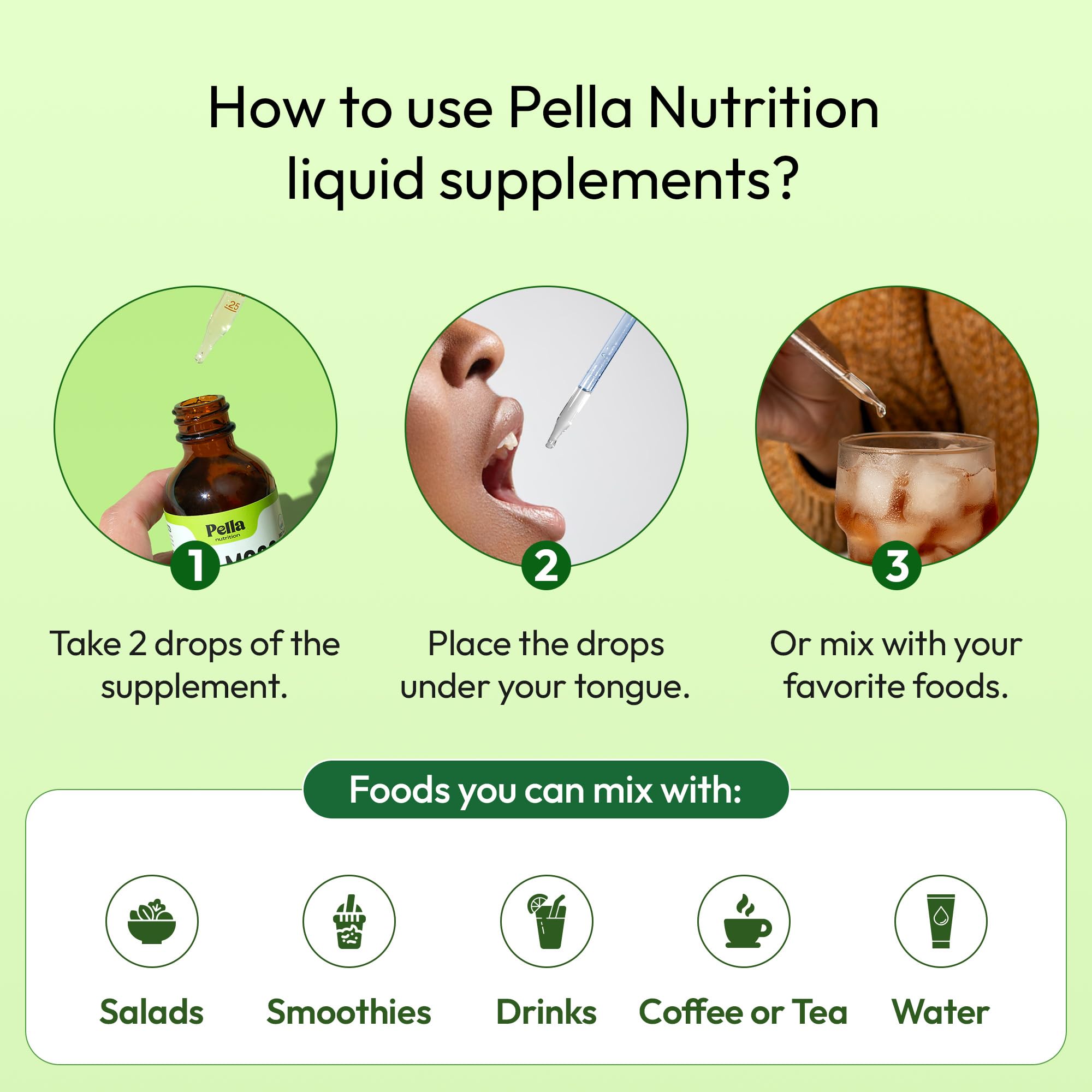 Pella Nutrition Sea Moss Drops with Bladderwrack – 4X Faster Absorption Than Irish Sea Moss Gel Superfood, Gummies, and Capsules – Digestive & Immune Support Supplement (Strawberry Lime, 60mL) Pella Nutrition Au supplements