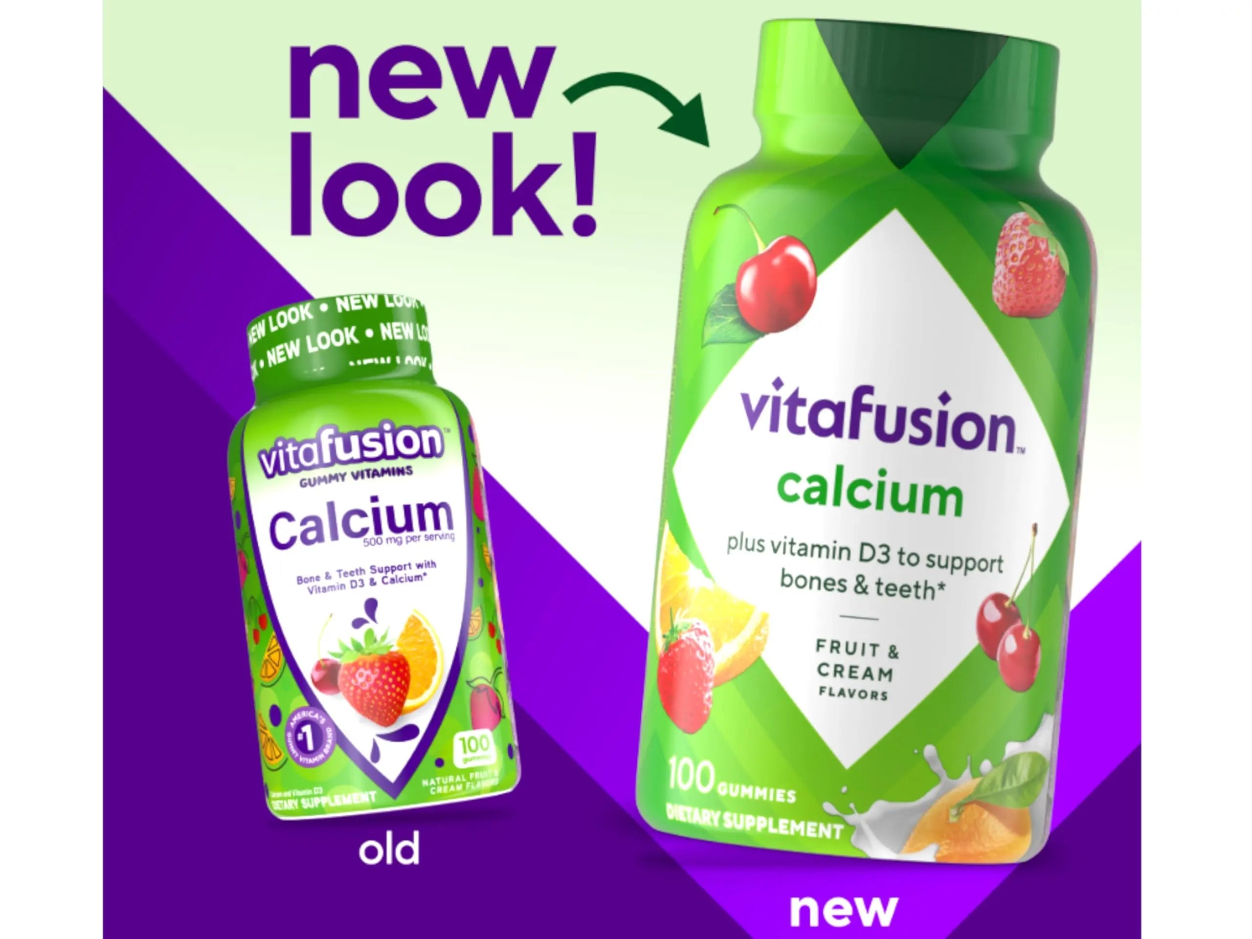 Vitafusion Calcium Adult Gummy Vitamins, 100 Gummy Vitamins Vitafusion Au supplements