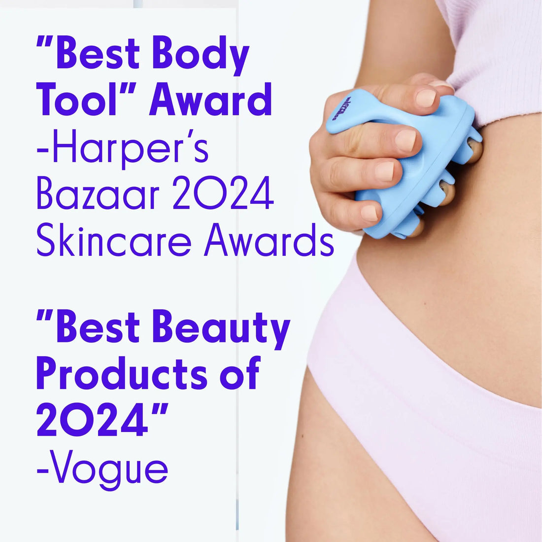 Love Wellness Bye Bye Bloat Lymphatic Massage Roller | Handheld Massager and Body Sculpting Tool | Supports Lymphatic Drainage, Bloating Relief, Skin Hydration & Boost Circulation | 1 Count Love Wellness Au supplements