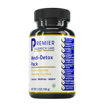 Premier Research Labs Medi-Dental Pack - Detoxifying Volcanic Clay - Dental & Body Cleansing - With Calcium Smectites Silica & Mineral Oxides - 5 oz Premier Research Labs Au supplements
