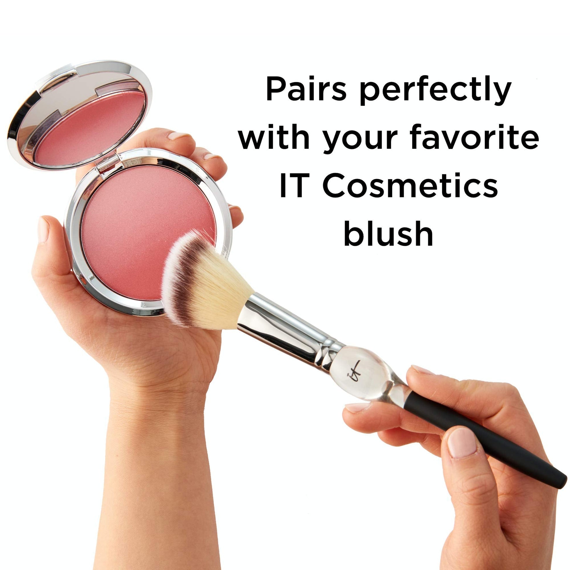 IT Cosmetics Heavenly Luxe French Boutique Blush Brush #4 - Angled Blush Brush for Cheeks - Liquid & Powder Blush Brush - Makeup Brush With Award-Winning Heavenly Luxe Hair IT Cosmetics Au supplements