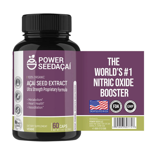 POWER SEEDAÇAÍ New Patented Nitric Oxide Supplement -Increase Blood Flow & Circulatio POWER SEEDAÇAÍAU supplements