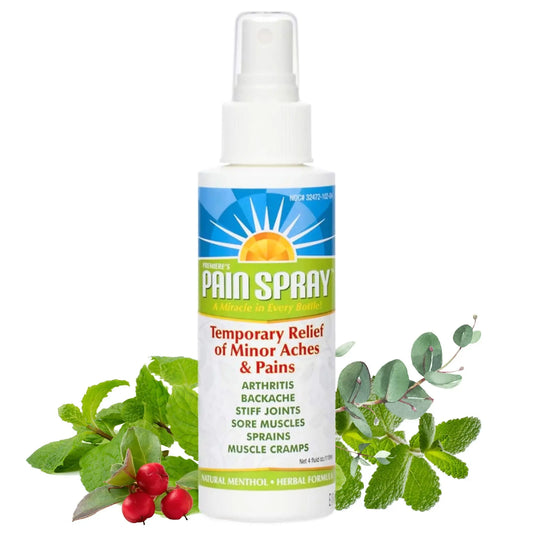 Premiere's Pain Spray All-Natural Menthol & Peppermint Oil Herbal Blend for Joint and Nerve Pain, Muscle Soreness, Sprains, Cramps, Sports Injuries, Back Pain & Neck Shoulder Aches - One Pack Premiere's Pain SprayAU supplements