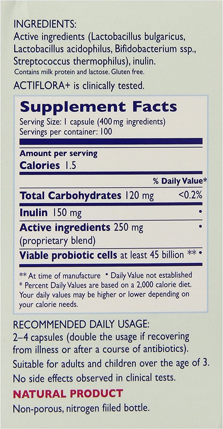 Kendy USA, Actiflora+, Potent Natural Biostimulator, 100 Veggie Caps Kendy Au supplements
