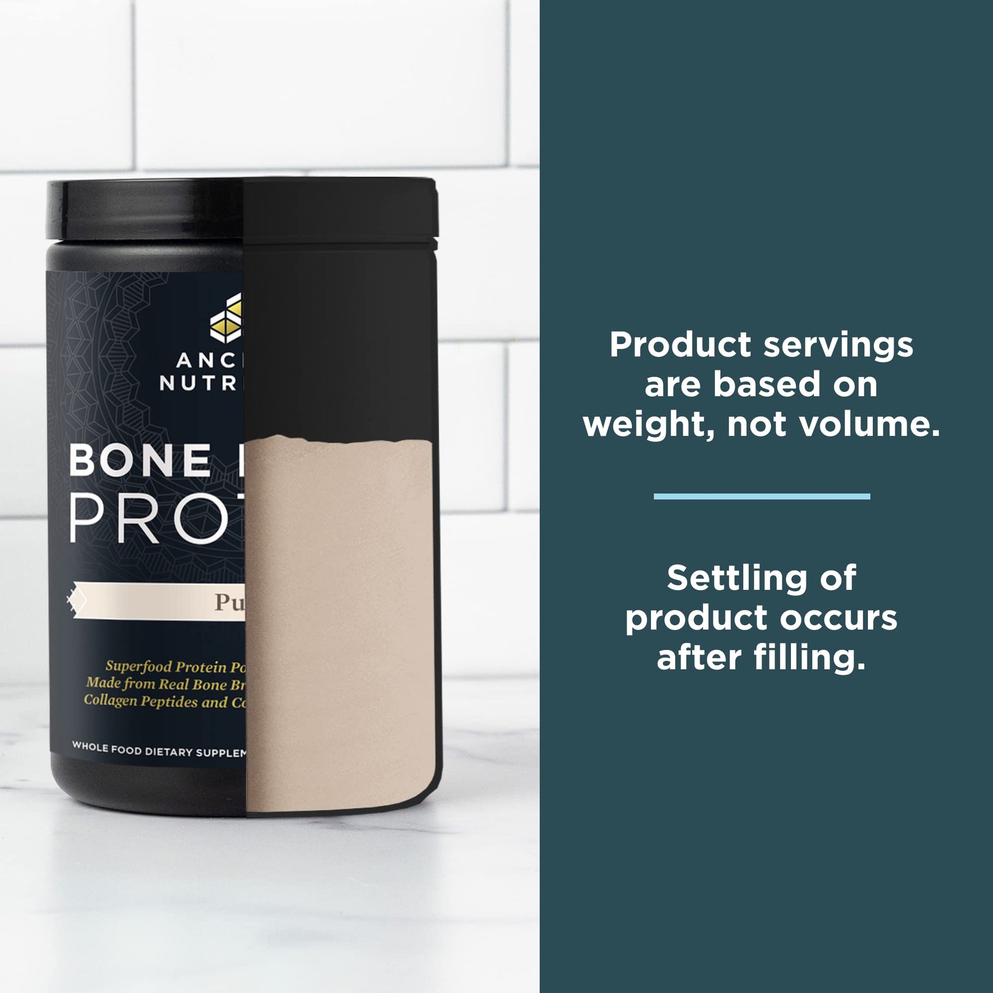 Ancient Nutrition Bone Broth Protein Powder, Pure Flavor, 20 Servings Size Ancient Nutrition Au supplements