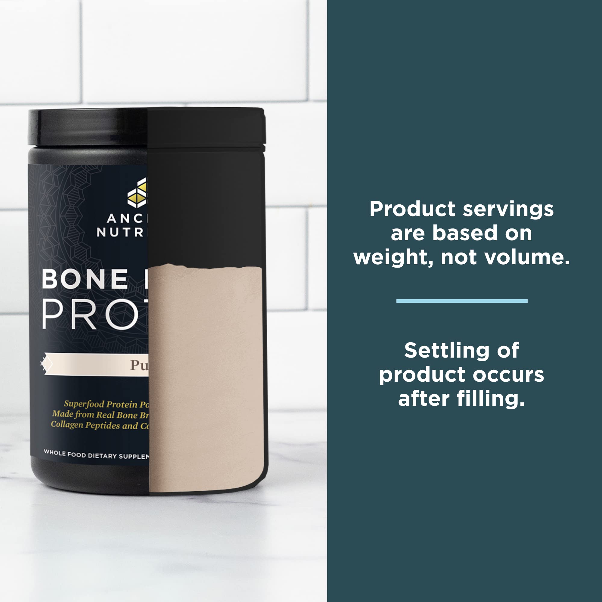 Ancient Nutrition Bone Broth Protein Powder, Pure Flavor, 20 Servings Size Ancient Nutrition Au supplements