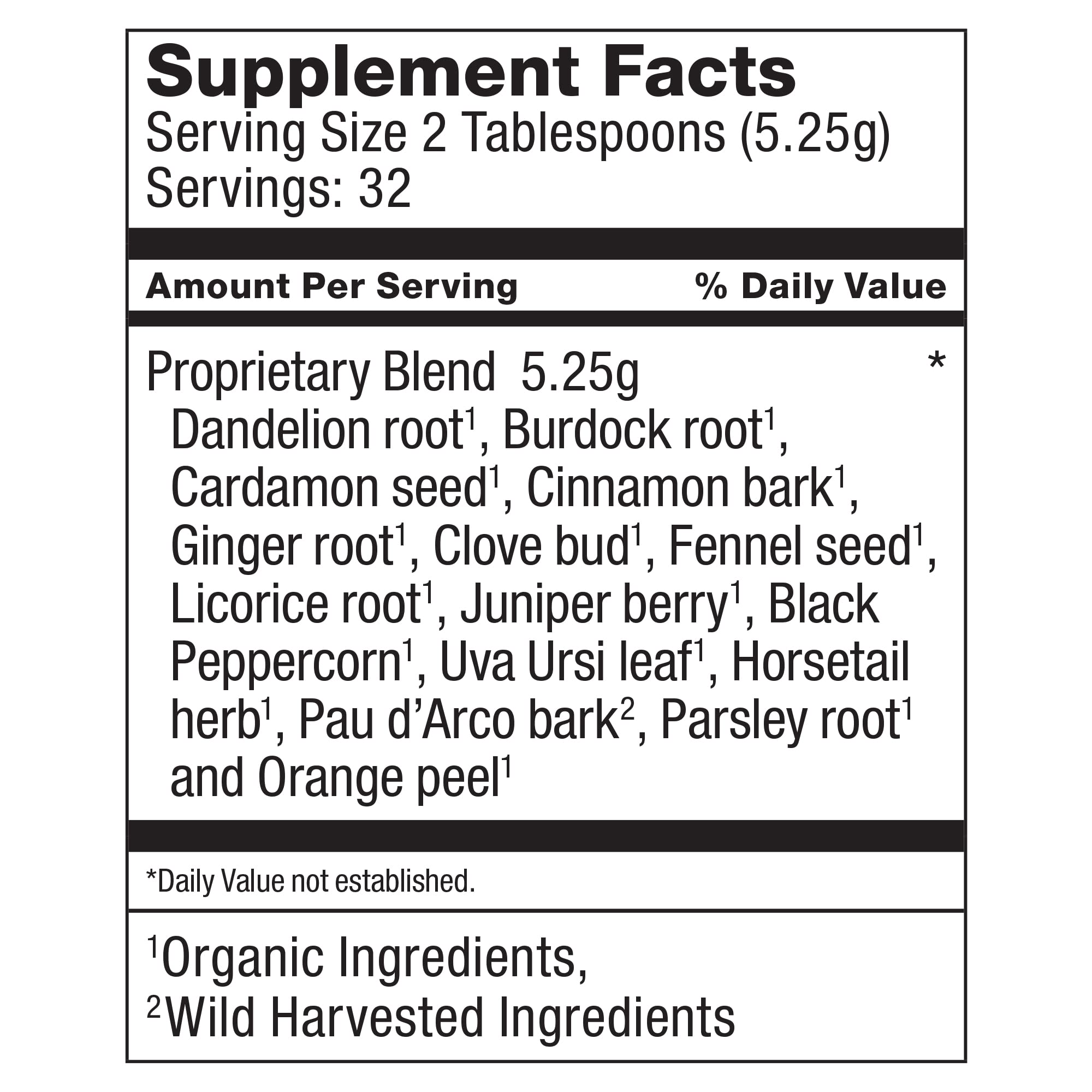 Dr. Schulze's | Detox Tea | All Purpose Herbal Tonic | Powerful Digestive Stimulant Dr. Schulze's Au supplements