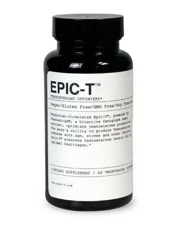 EPIC-T Testosterone Support Supplement for Men | Plant-Based Formula with Testosurge, B-Complex, B12, Zinc & Boron | Vegan, Non-GMO Daily Support EPIC Au supplements