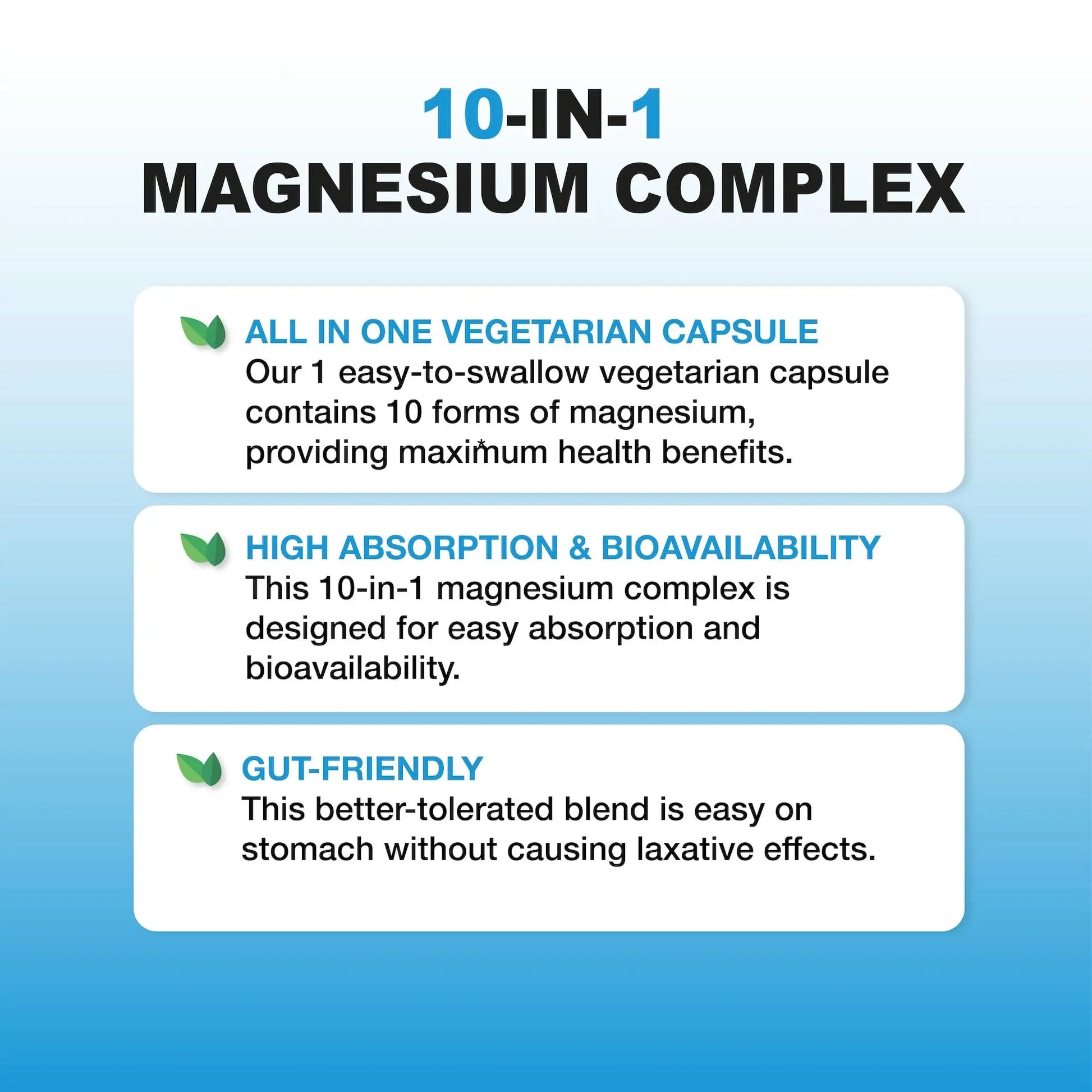 Puregen Labs 10 in 1 Magnesium Complex 500mg with B6-120 Veggie Capsules [High Absorption and Bioactivity] Non-GMO, NO Gluten and Dairy P Puregen Labs Au supplements