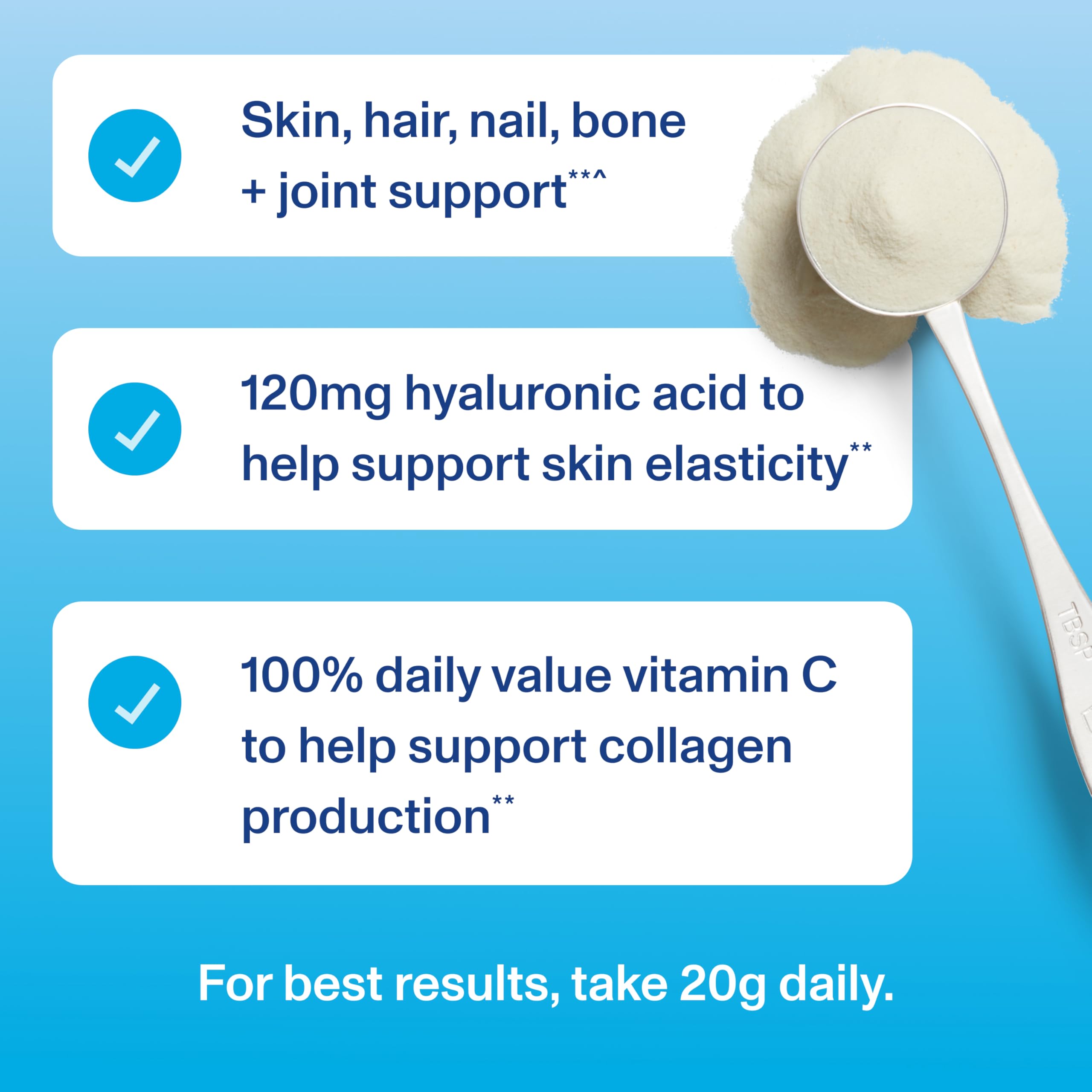 Vital Proteins Collagen Peptides Powder Advanced with Hyaluronic Acid & Vitamin C, 20oz Collagen Protein, Unflavored, 27 Servings vital proteins Au supplements