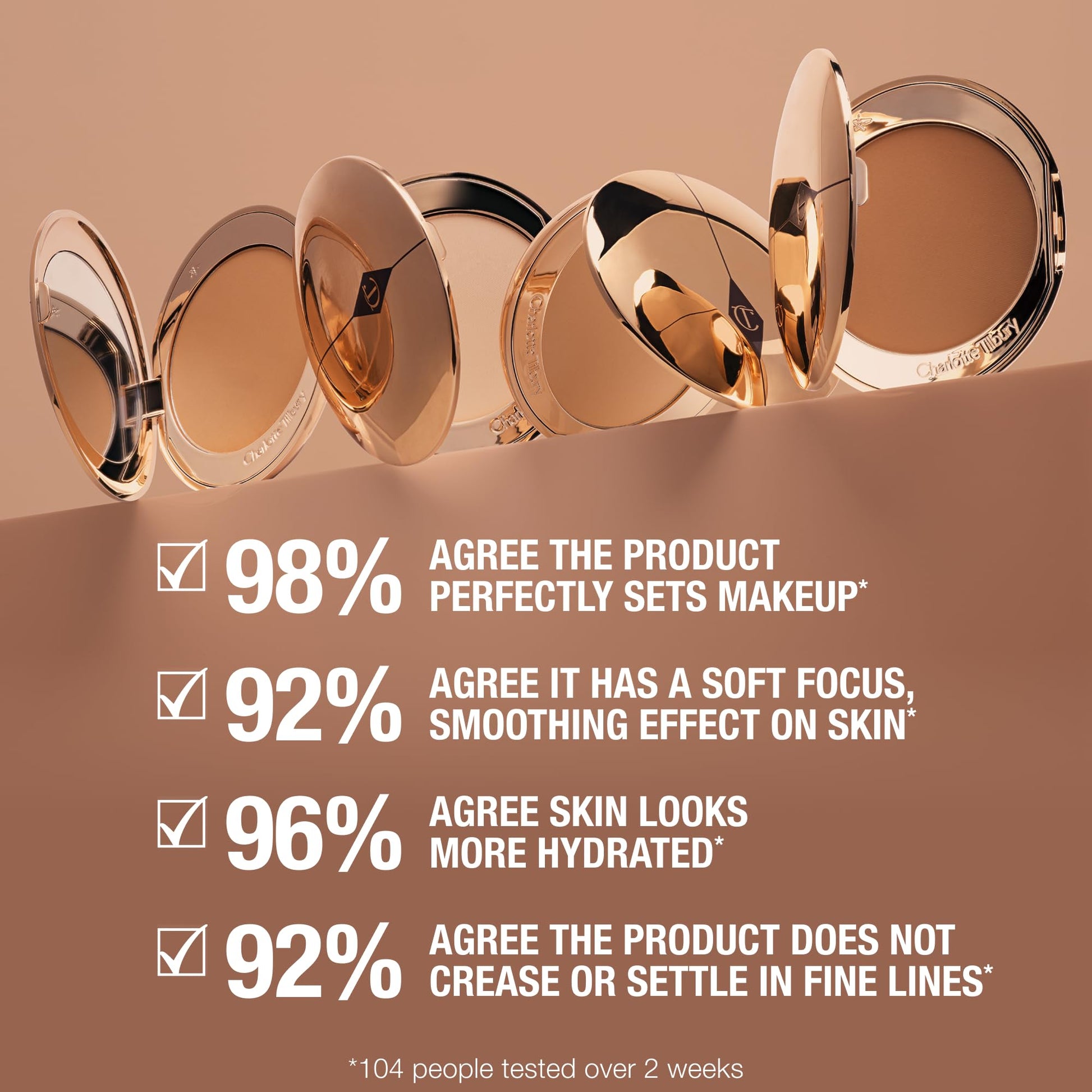 Charlotte Tilbury Airbrush Flawless Finish Setting Powder - Pore-Blurring Pressed Powder for Face Makeup to Minimize Shine with a Soft-Focus Finish - 1 Fair Charlotte Tilbury Au supplements