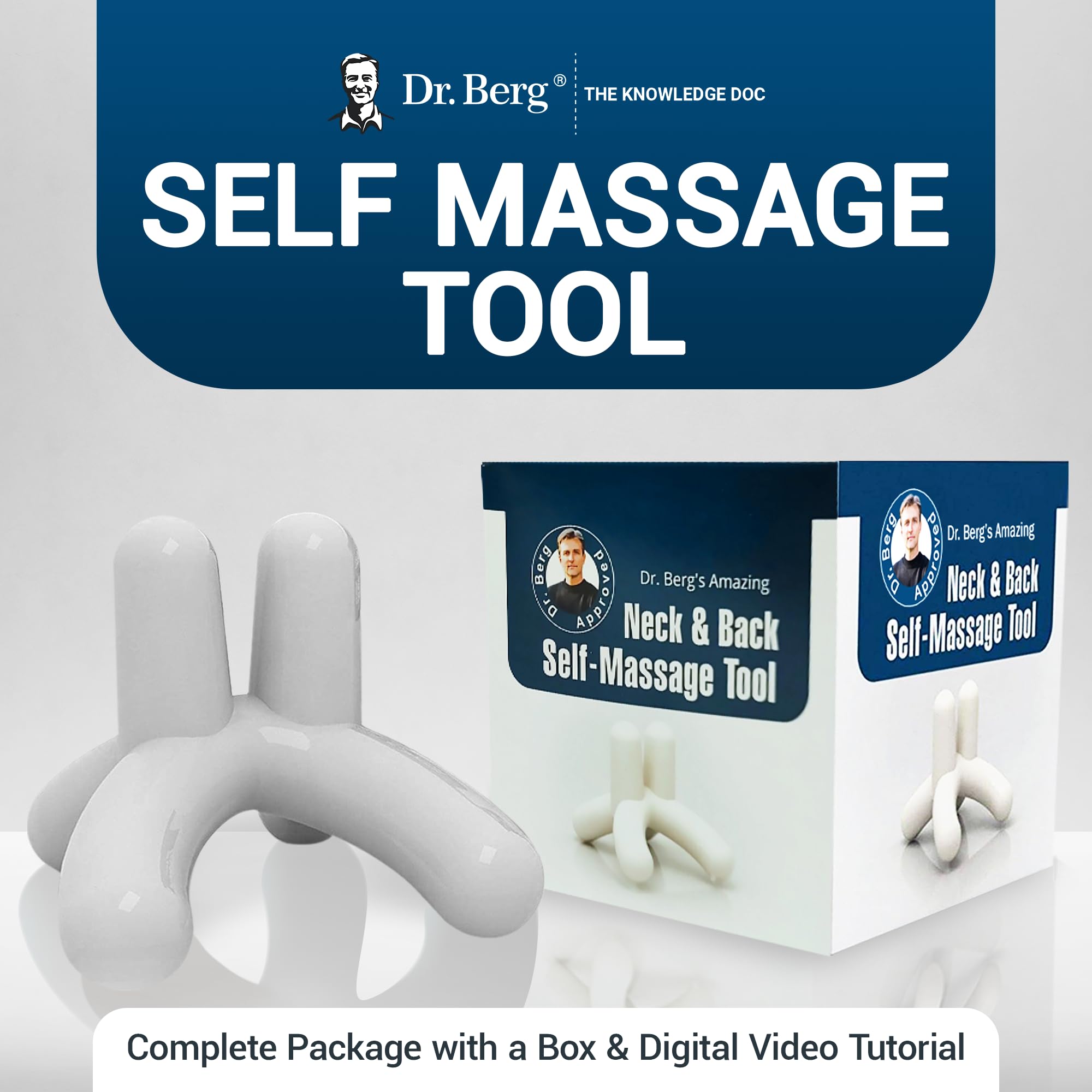 Dr. Berg’s Self-Massage Tool, Best for Back Pain Relief, Handheld Neck and Lower Back Dr. Berg Nutritionals Au supplements