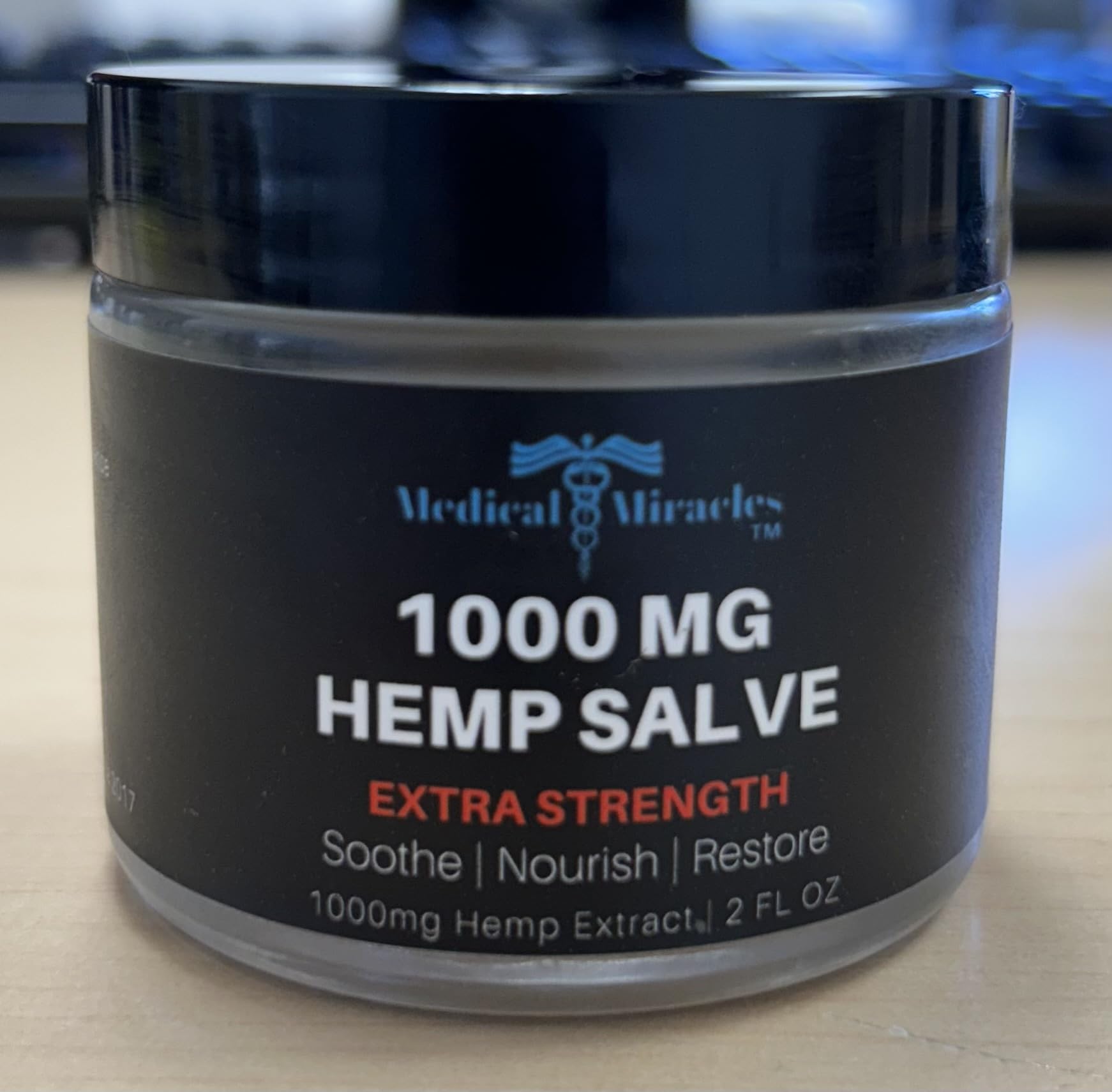 Medical Miracles| Hemp 1000 Mg Salve | Ideal for Hips, Joints, Neck, Back, Elbows, Fingers, Hands, Knees| Pack of 2 Medical Miracles Au supplements