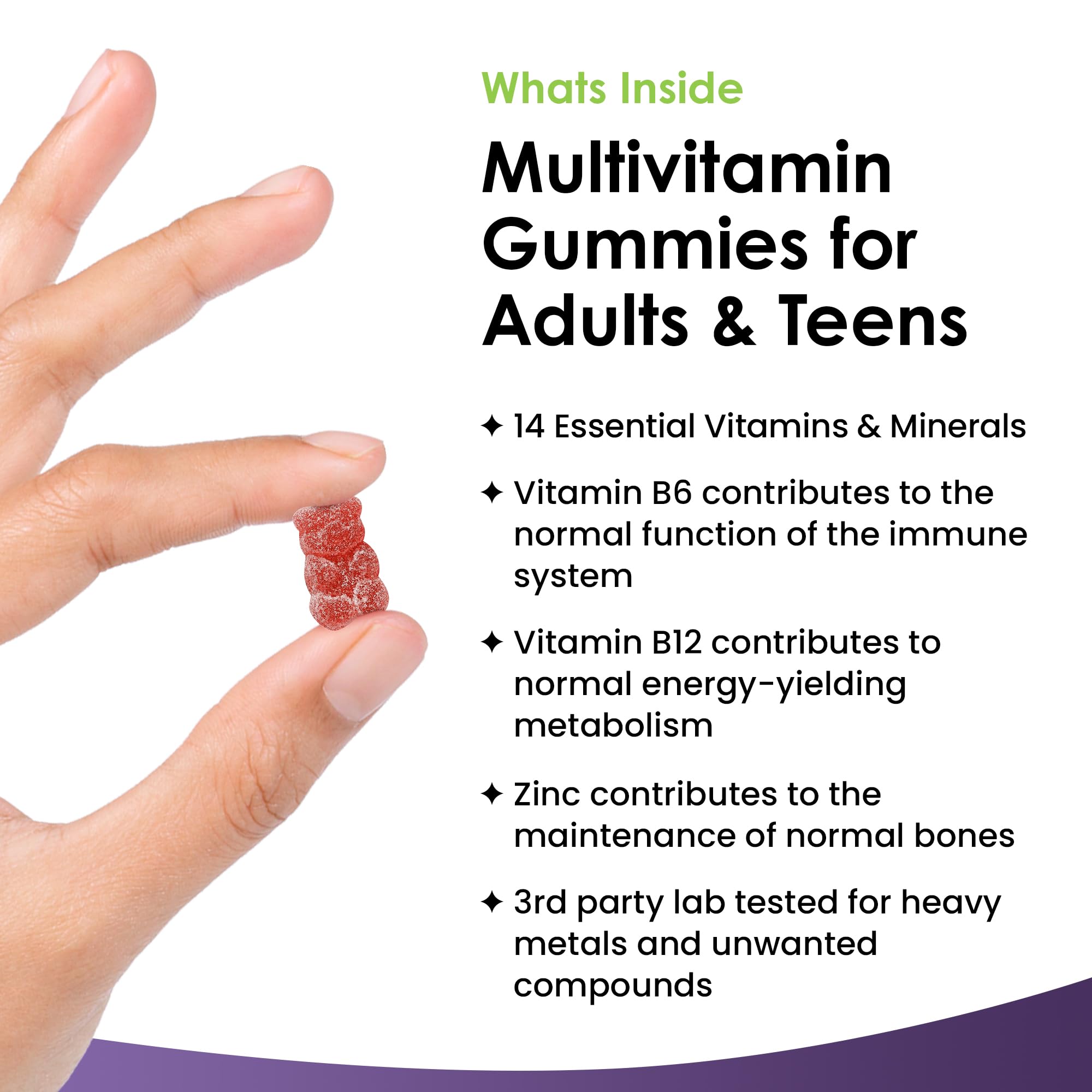 Multivitamin Gummies High Strength for Men Women - Vegetarian +14 Essential Vitamins NEW LEAF PRODUCTS Au supplements